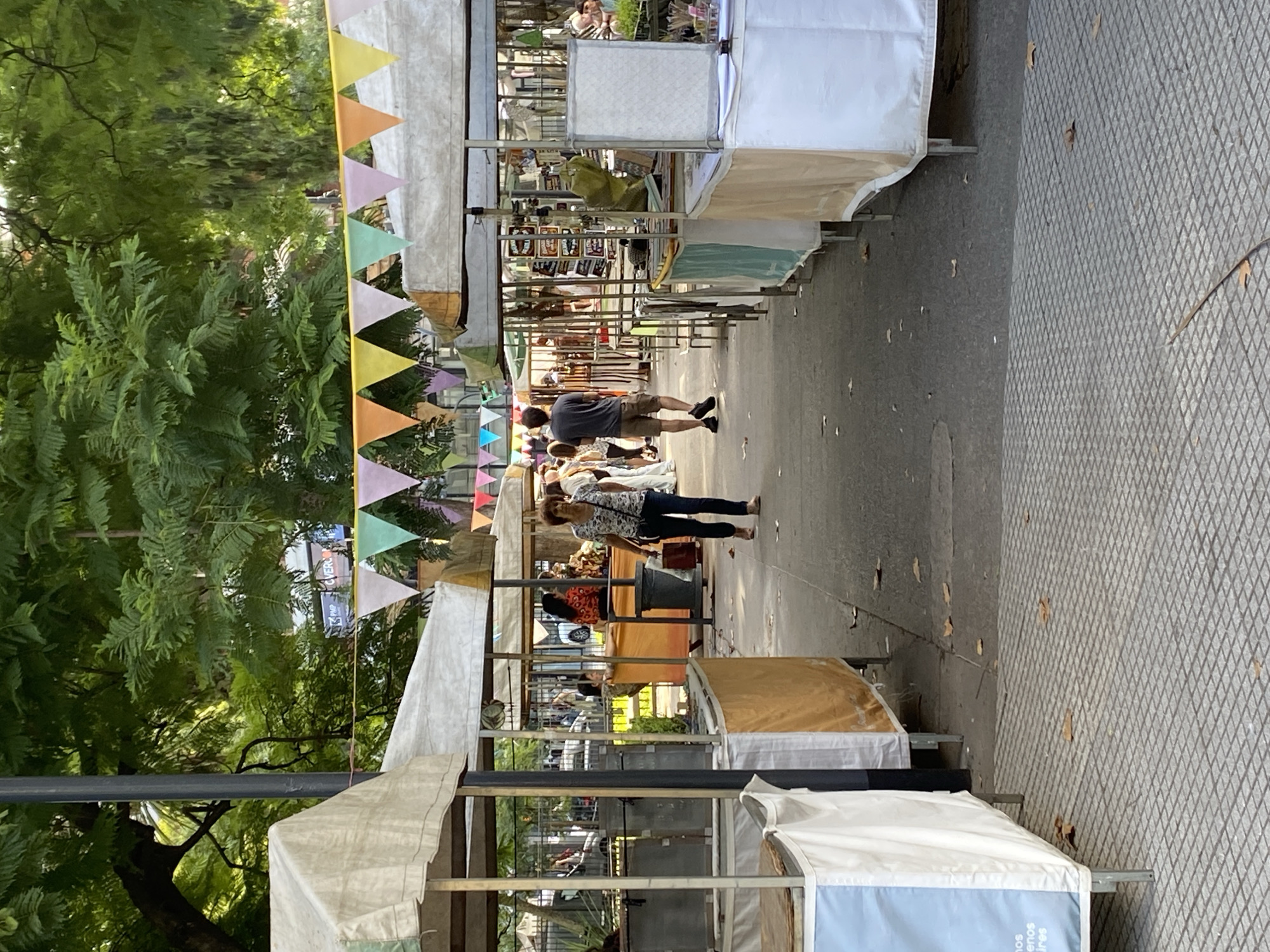 Evening documentation of Buenos Aires landmarks and street markets