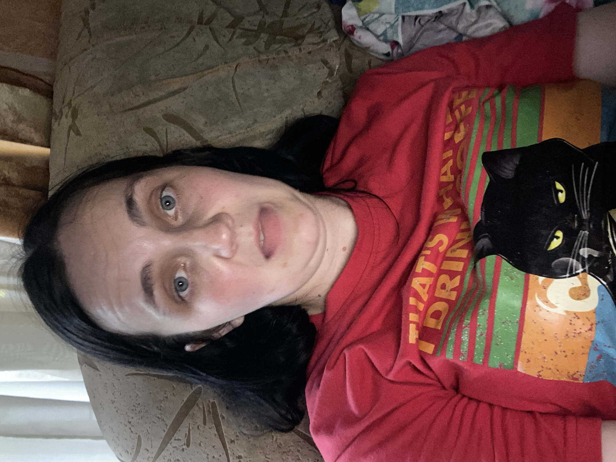 Lazy afternoon at home: selfies, a kid, and cooking