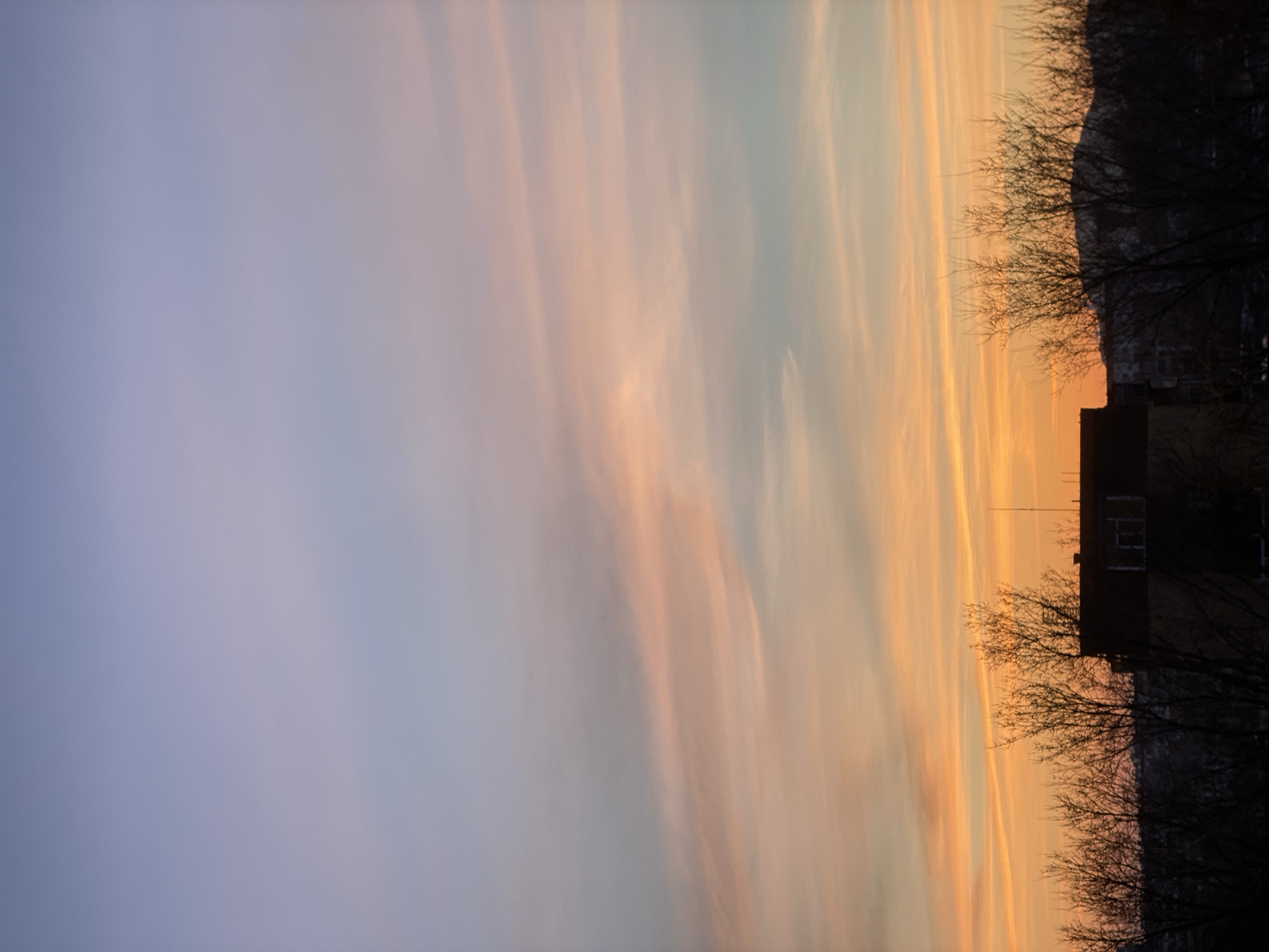 Sunset captured over Zhongtun cityscape with gradient sky