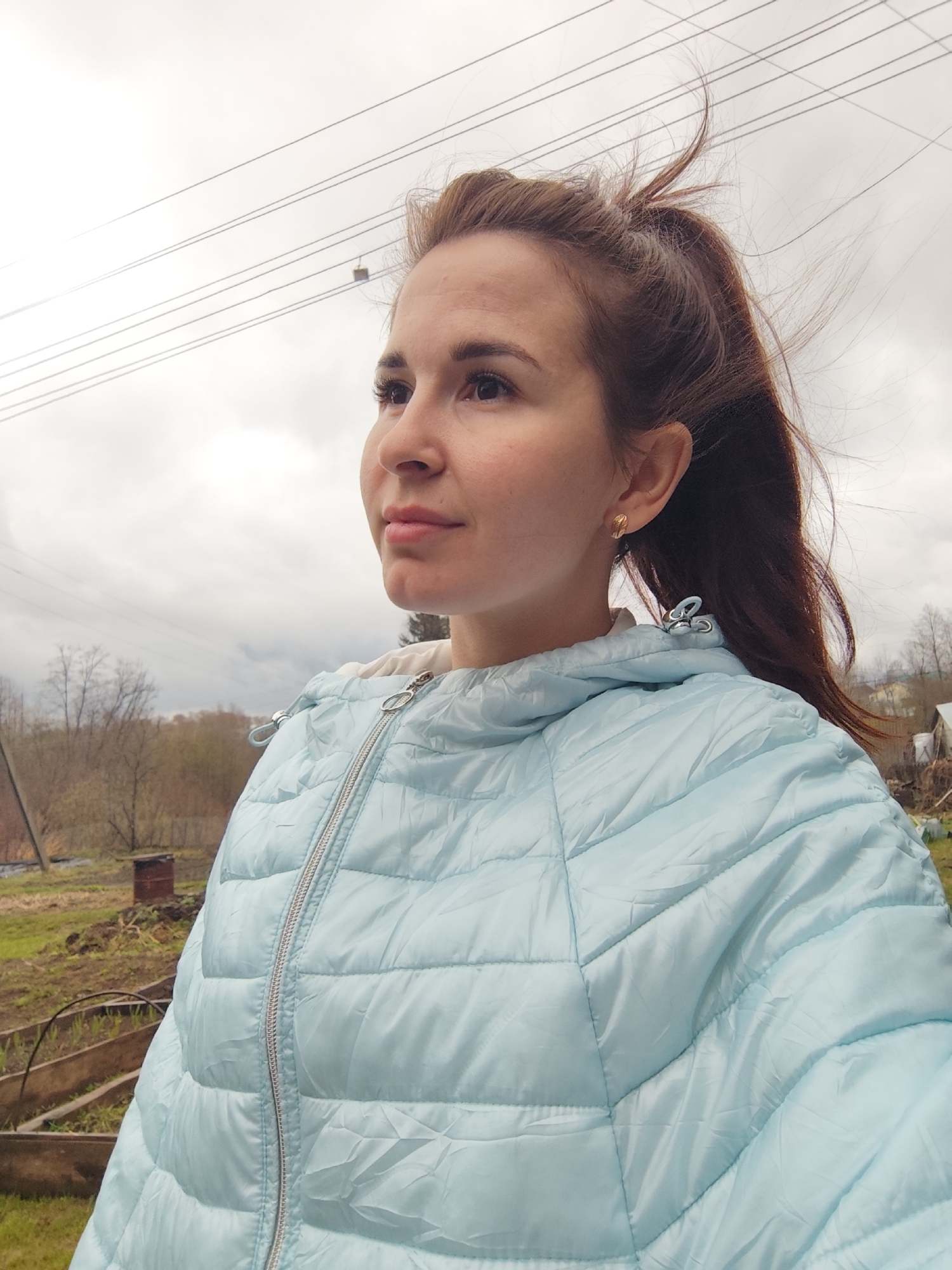 Casual photos captured in rural Russian village