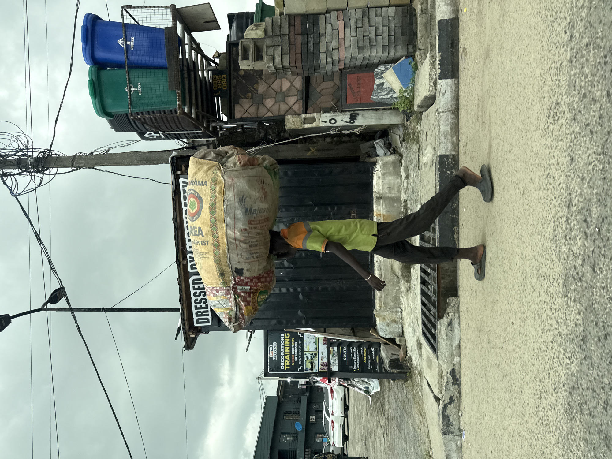 Morning street life documented in Ado, Nigeria
