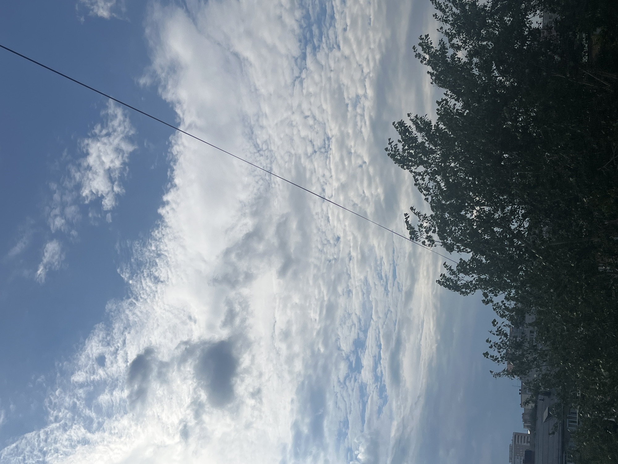 Casual afternoon at home in Chelyabinsk, clouds and all