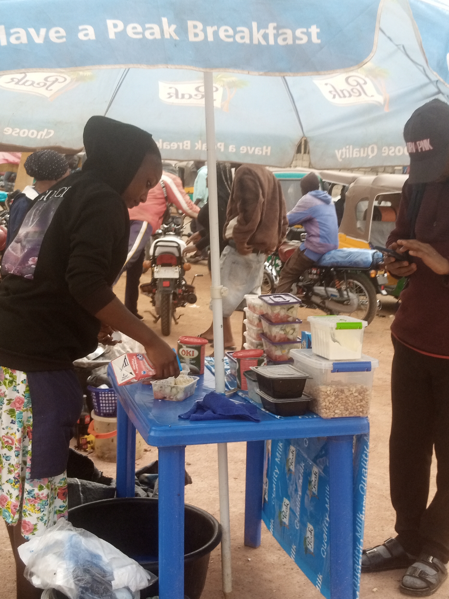 Everyday street life across two neighborhoods in northern Nigeria