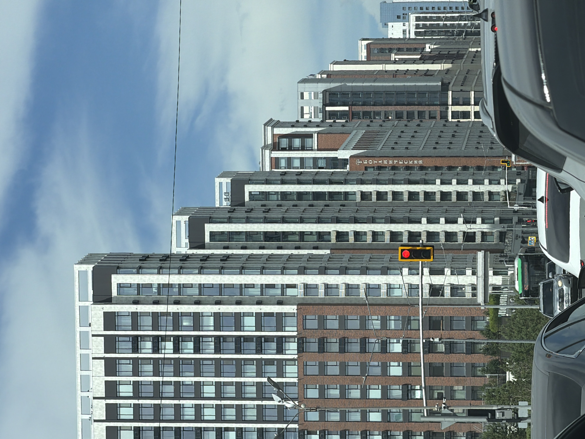 Street-level look at Astana's modern urban fabric