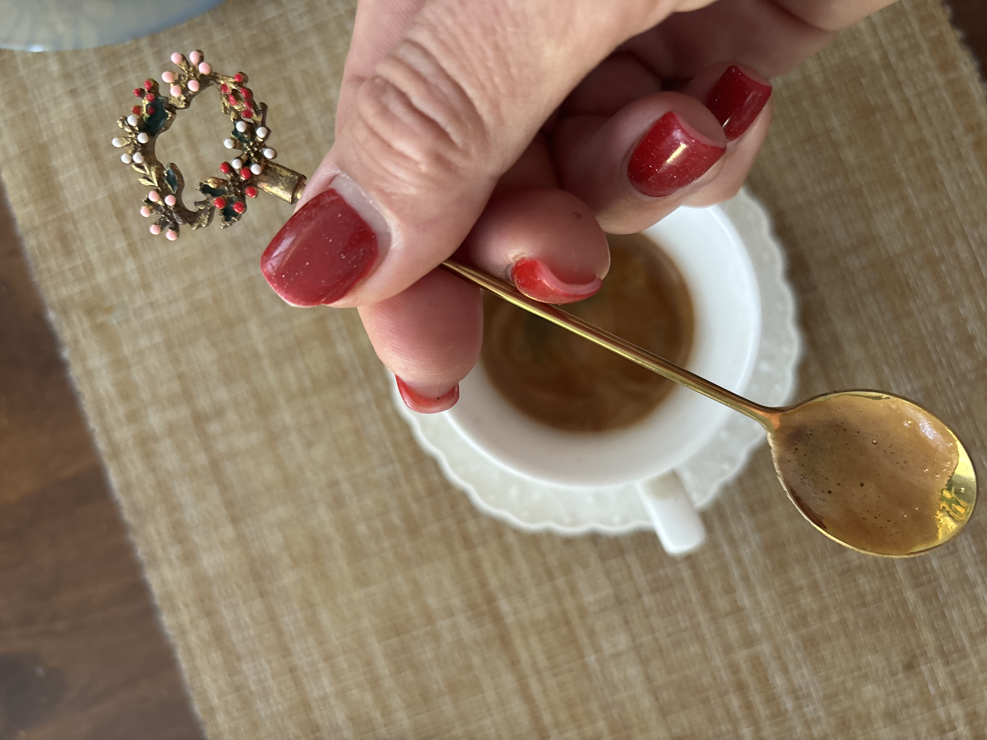 A Sochi morning: espresso, eggs, selfies, and pets