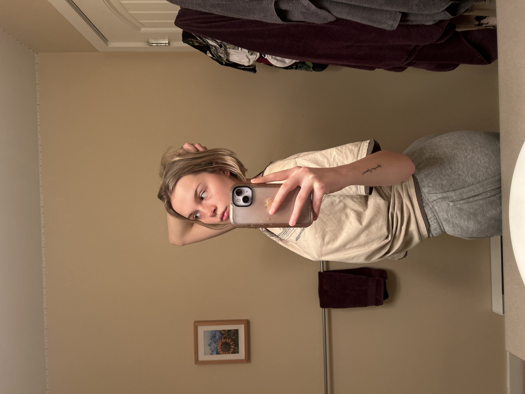 Young woman takes multiple selfies in Whistler over two hours