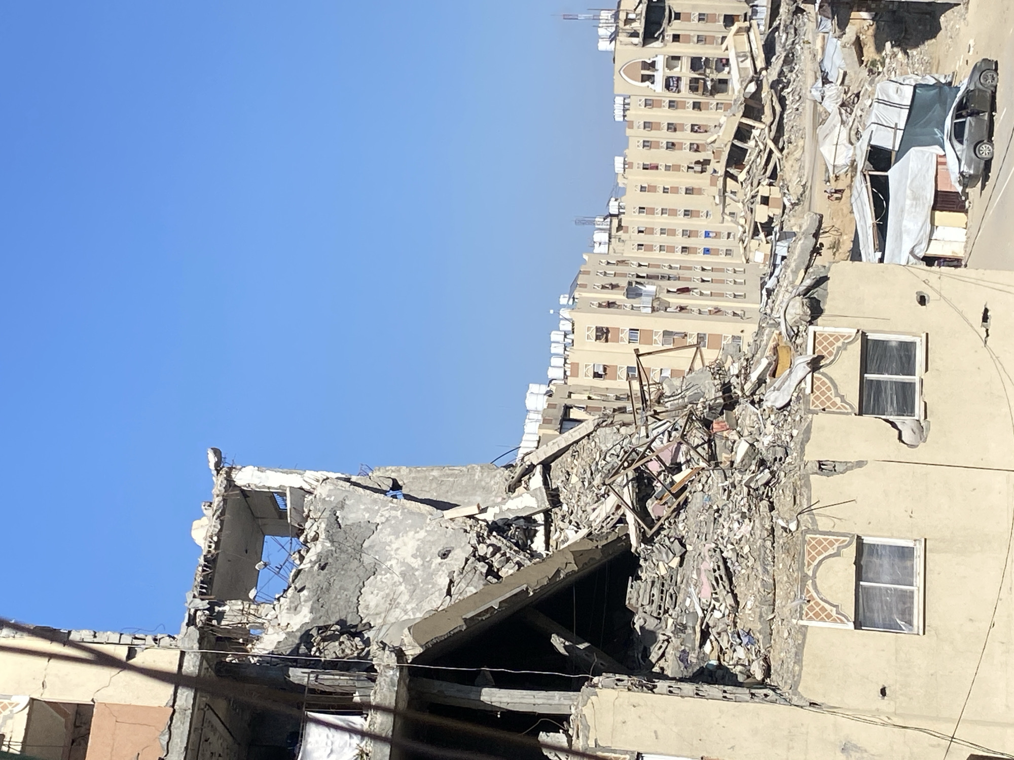 Extensive building damage documented in Khan Yunis