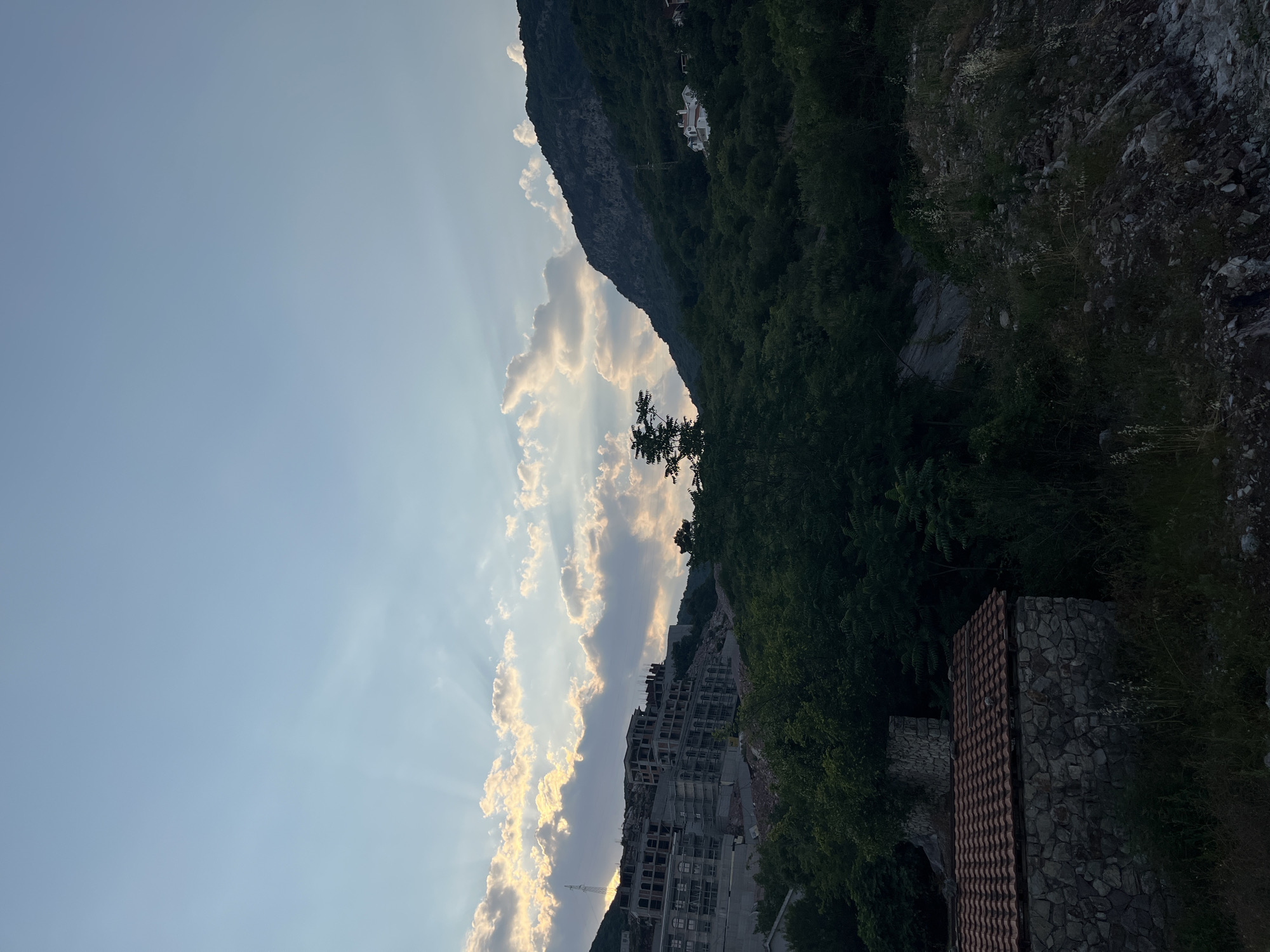 Exploring the hillside trails and old stone structures around Budva