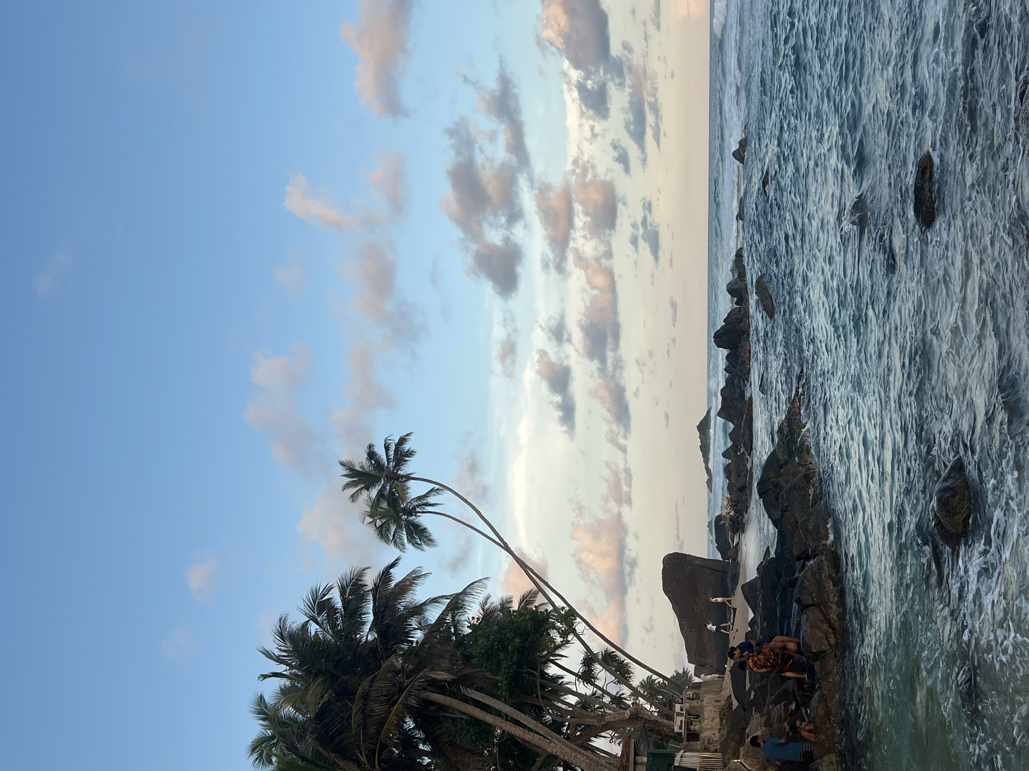 Coastal scenery documented in Talpe, Sri Lanka