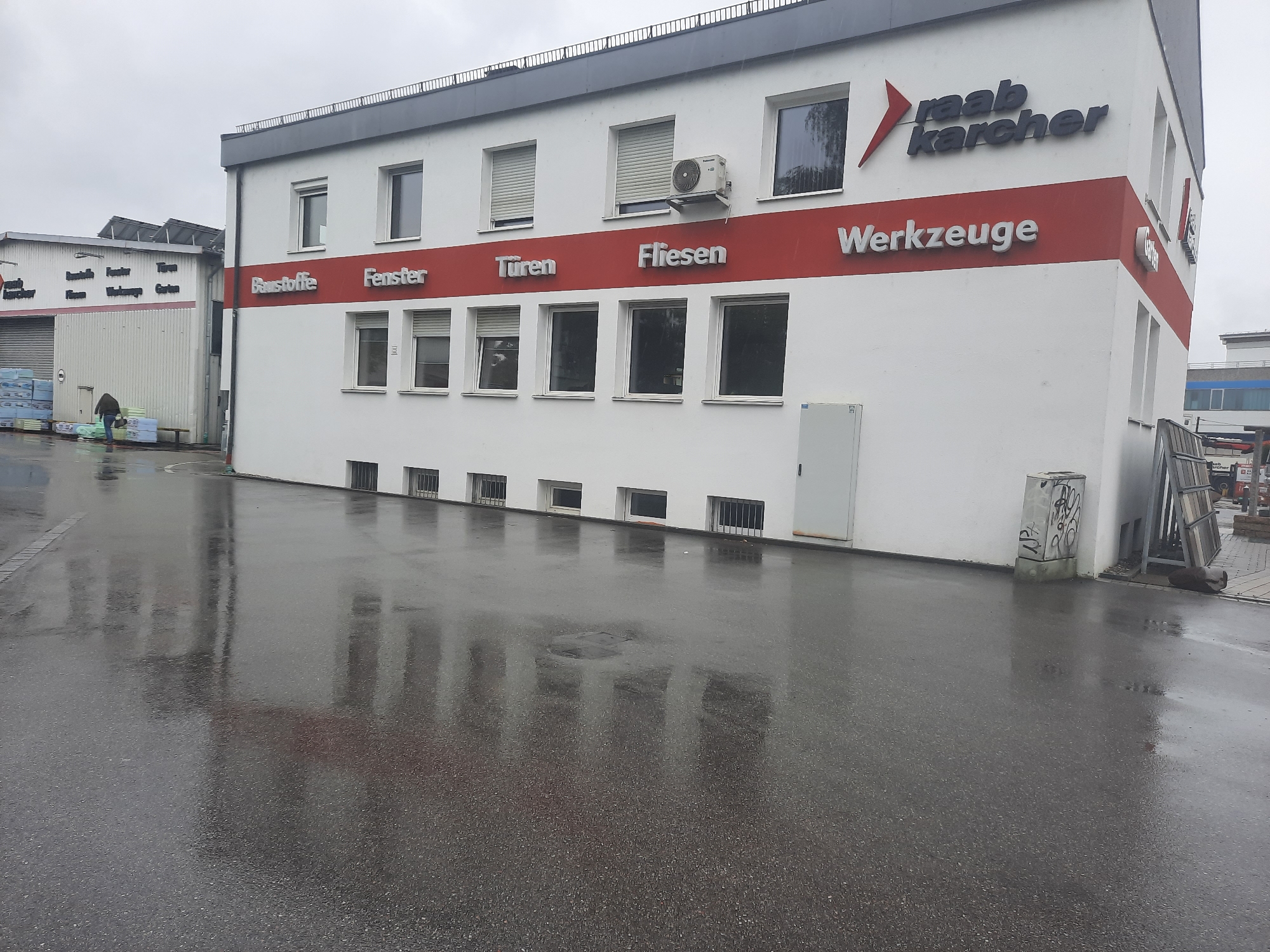 Rainy day meal journey documented in Rosenheim, Germany