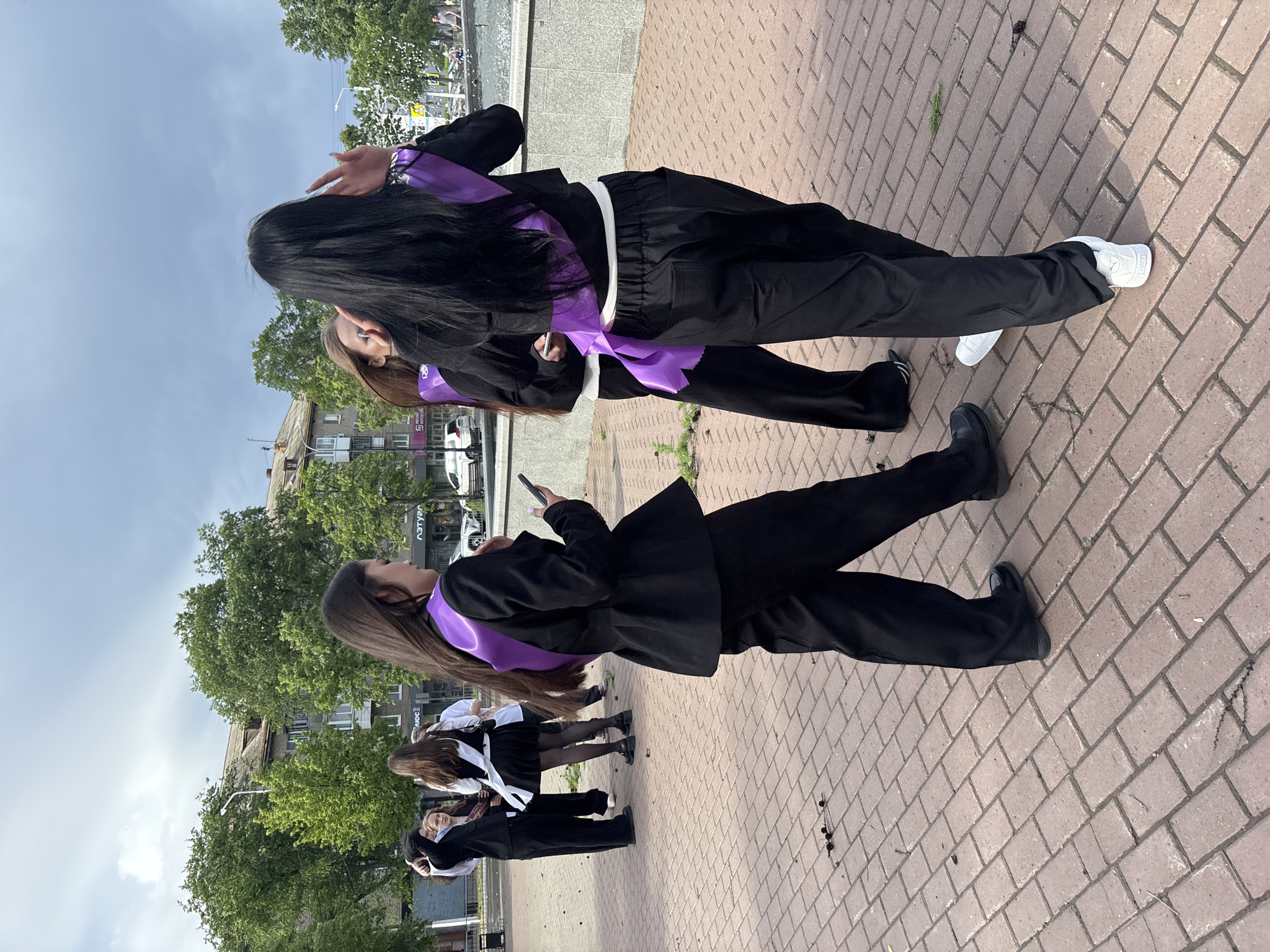 Everyday life moments captured across Chaikovsky, Russia during graduation season