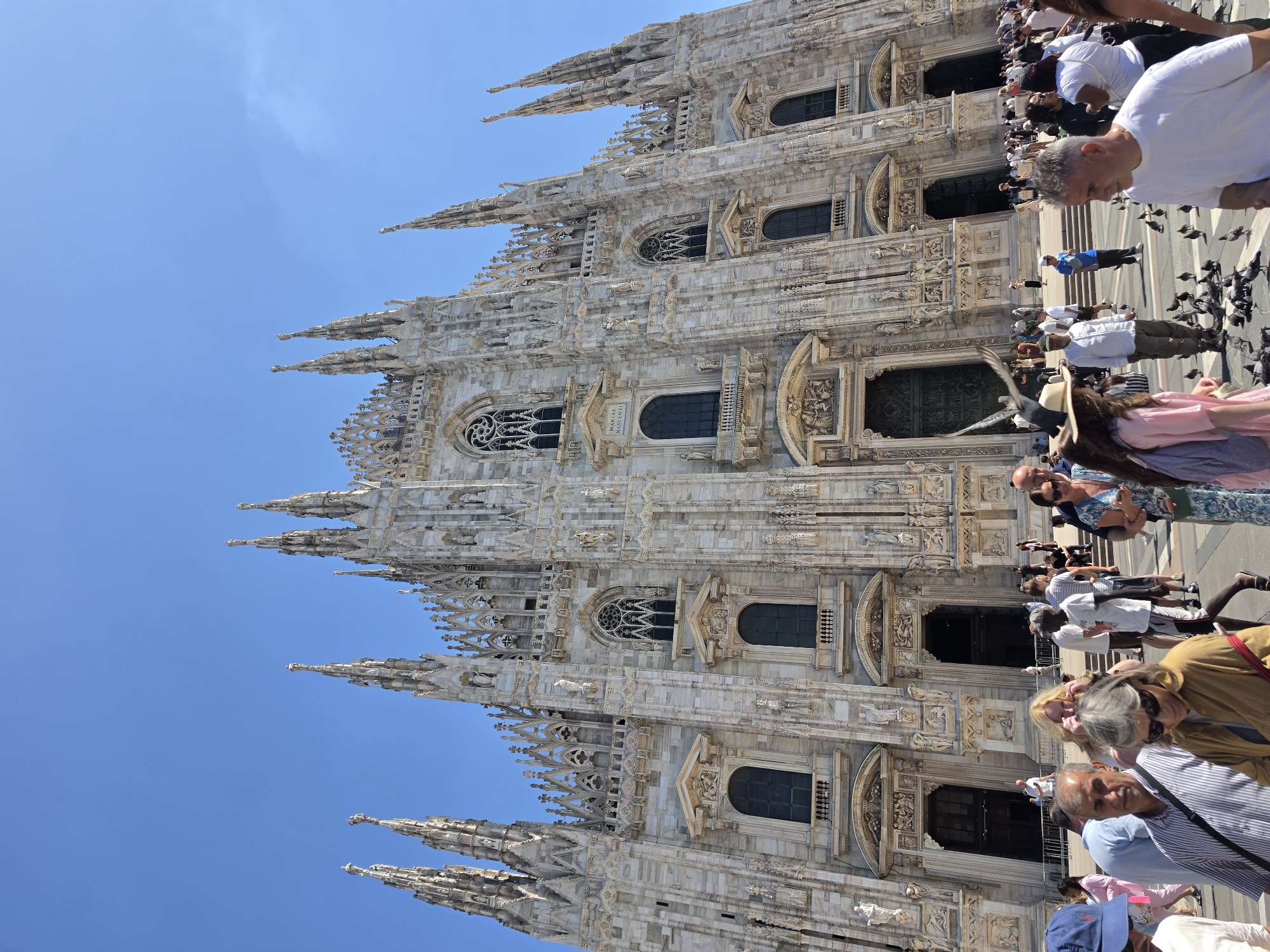 Milan's Duomo and Galleria Vittorio Emanuele II on a summer morning
