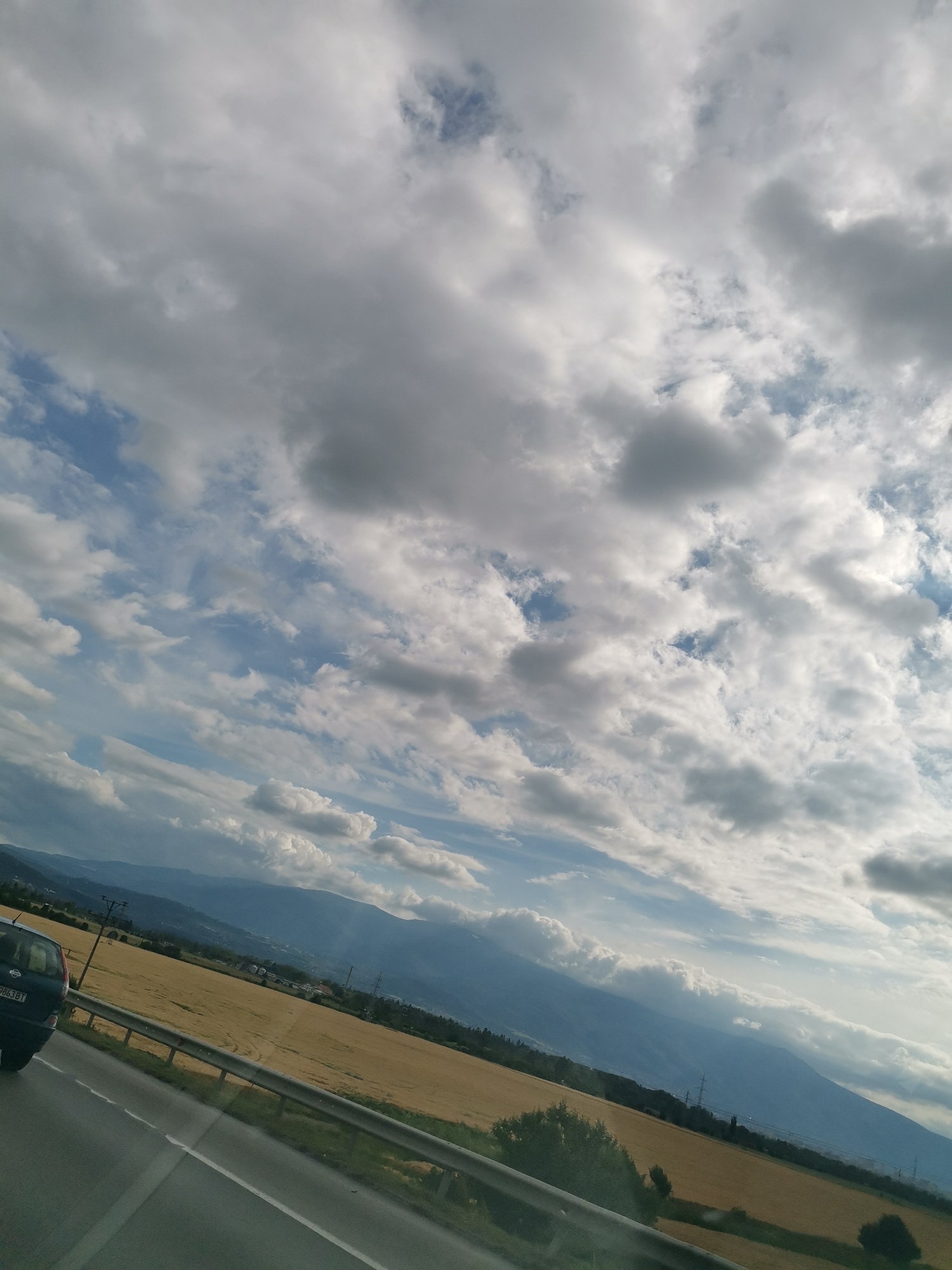 Highway journey documented near Kazichene, Bulgaria