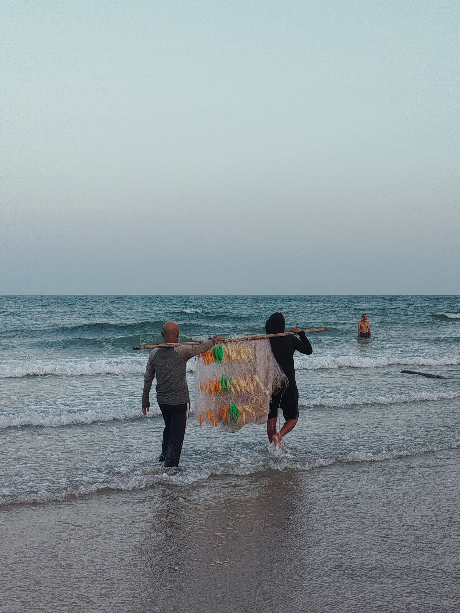 Fishing and beach activities captured near Ho Chi Minh City