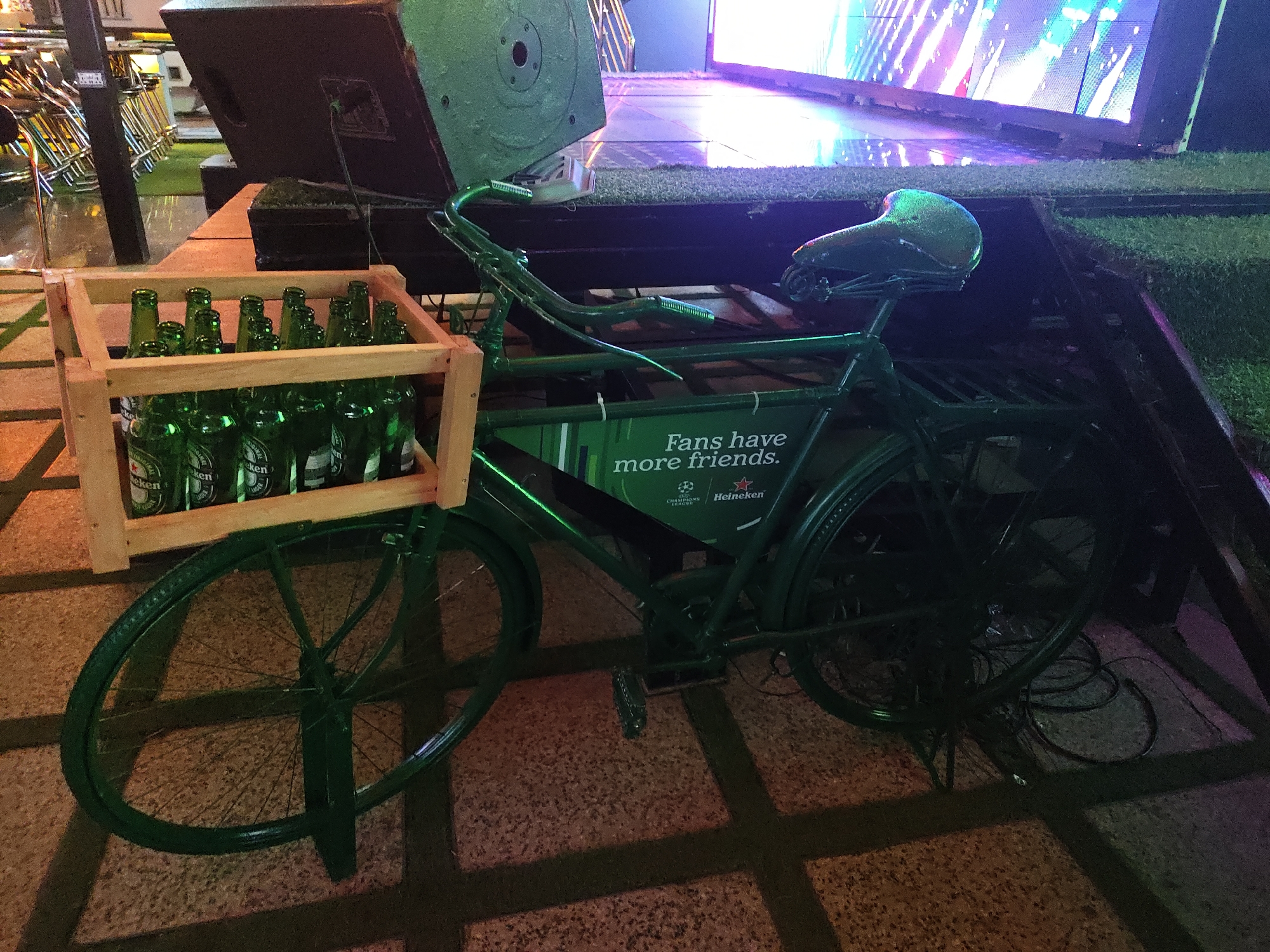 Beer delivery bicycle spotted in Eldoret, Kenya