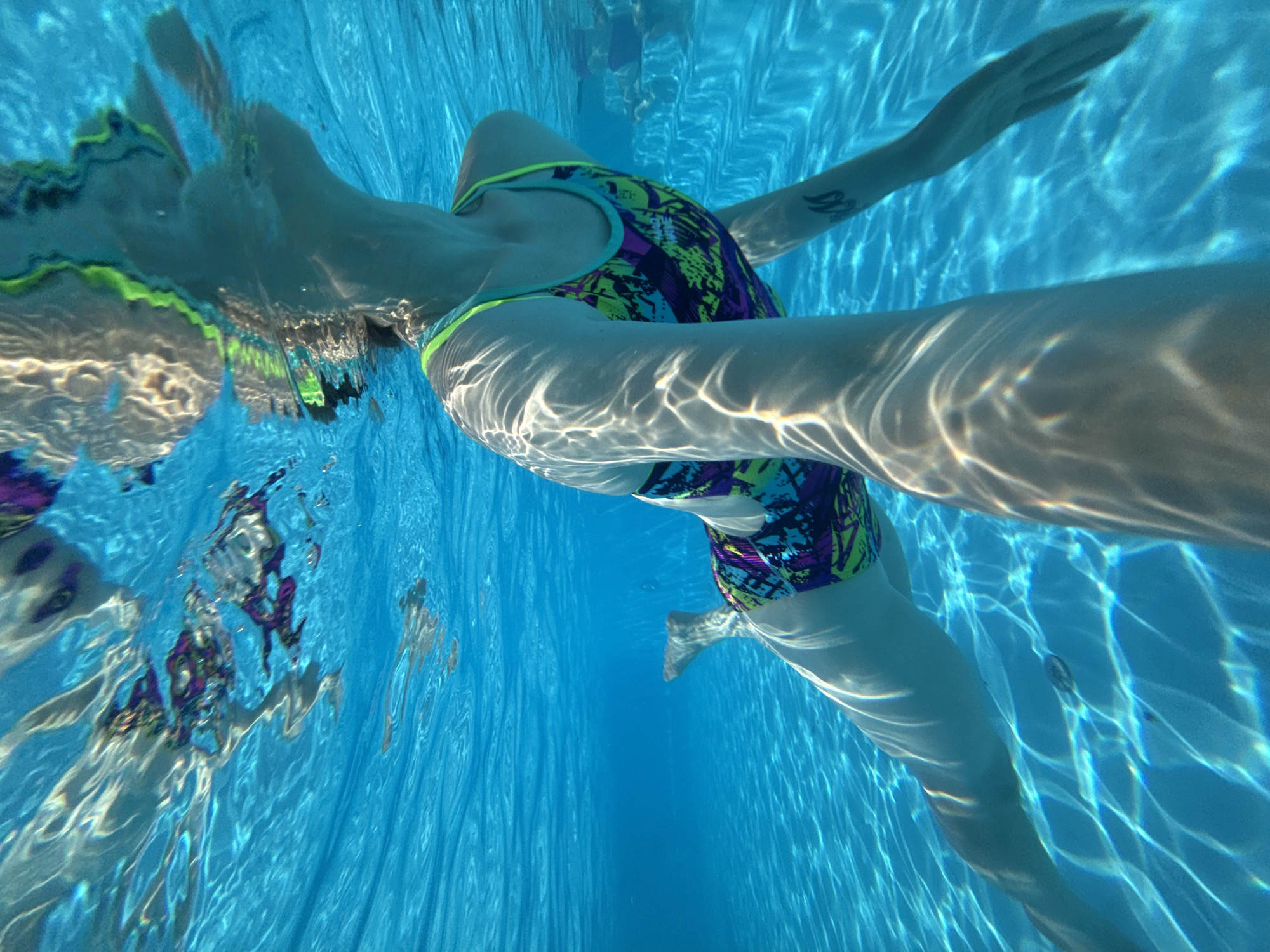 Summer swimming activities captured at Nebug pool facility