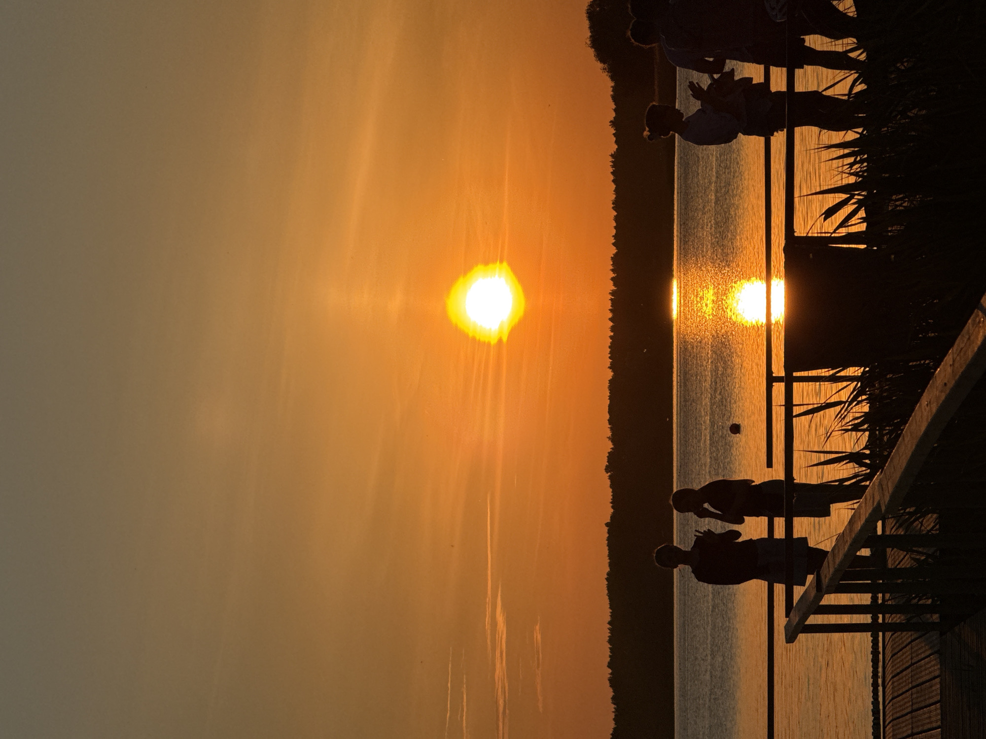 Sunset observed at Harkujärve lake, Estonia