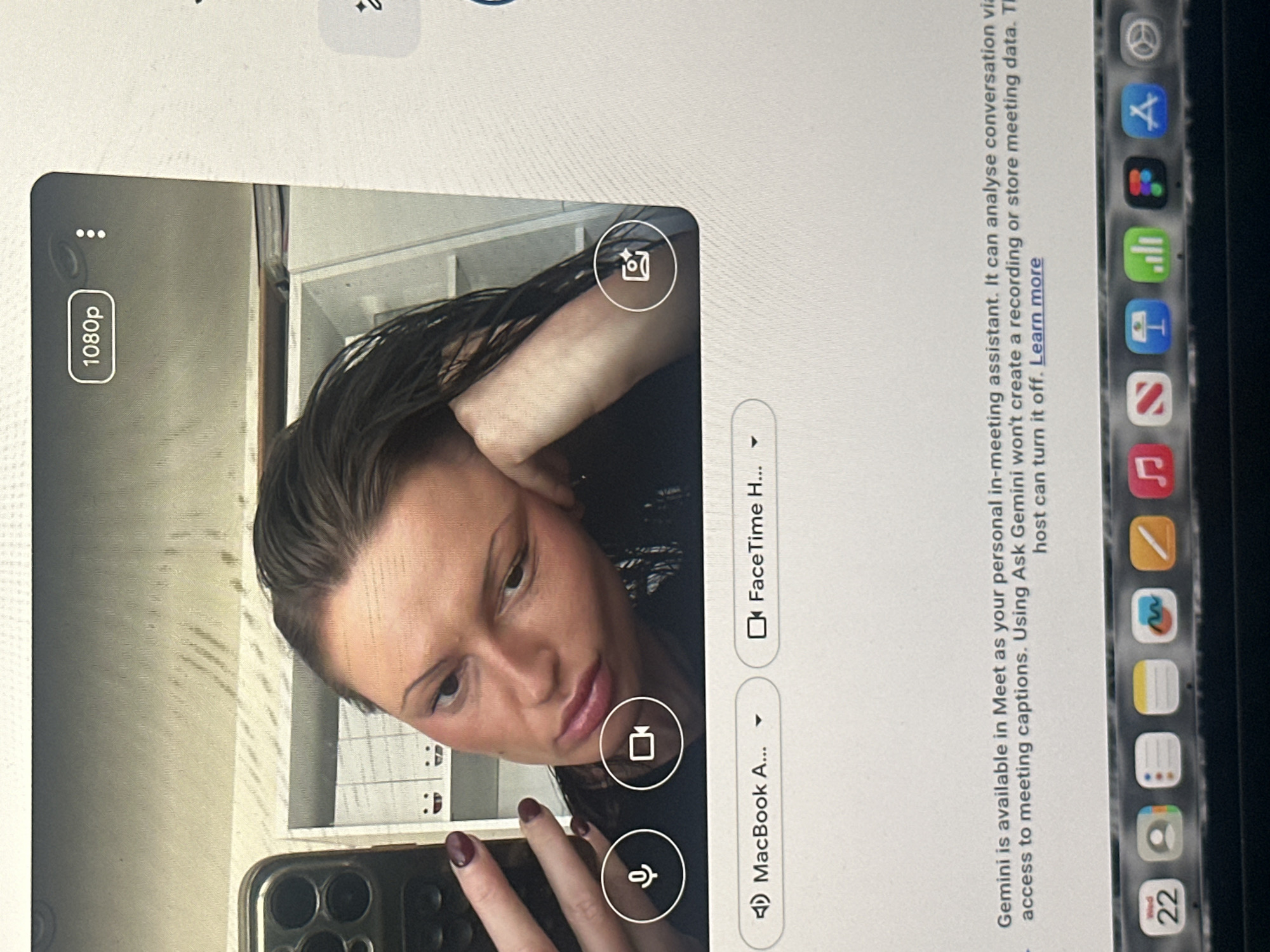Woman participates in video call on computer in Tunbridge Wells