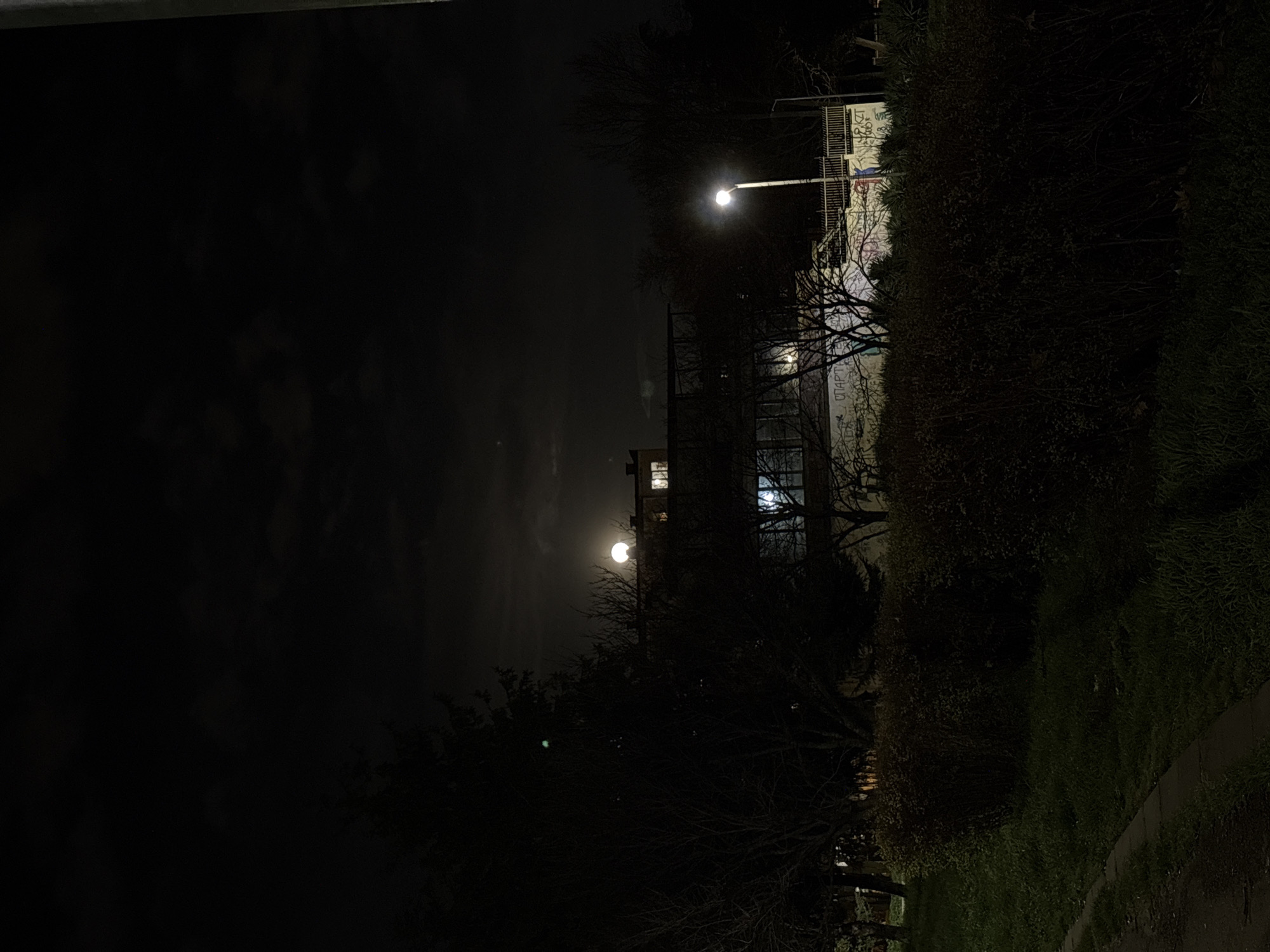 Nighttime urban scenes captured in Varna, Bulgaria