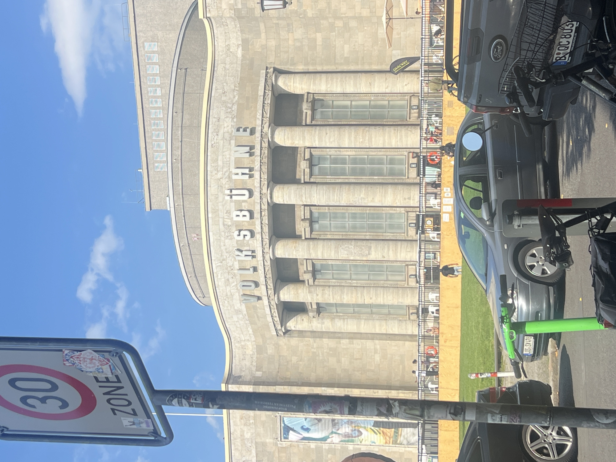 Around the Volksbühne on a quiet Berlin afternoon
