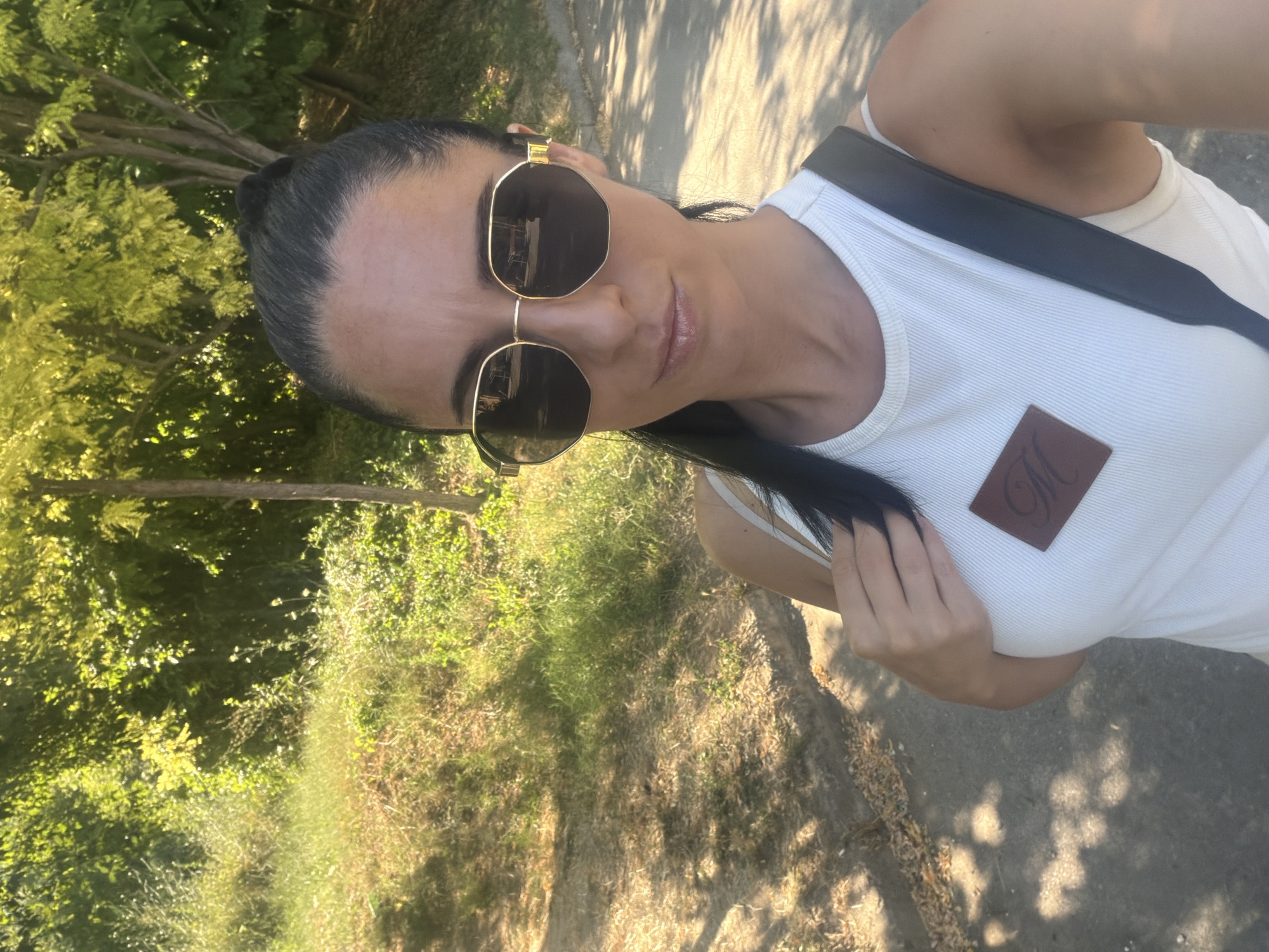 Selfie on a sunny afternoon in Pleven, Bulgaria