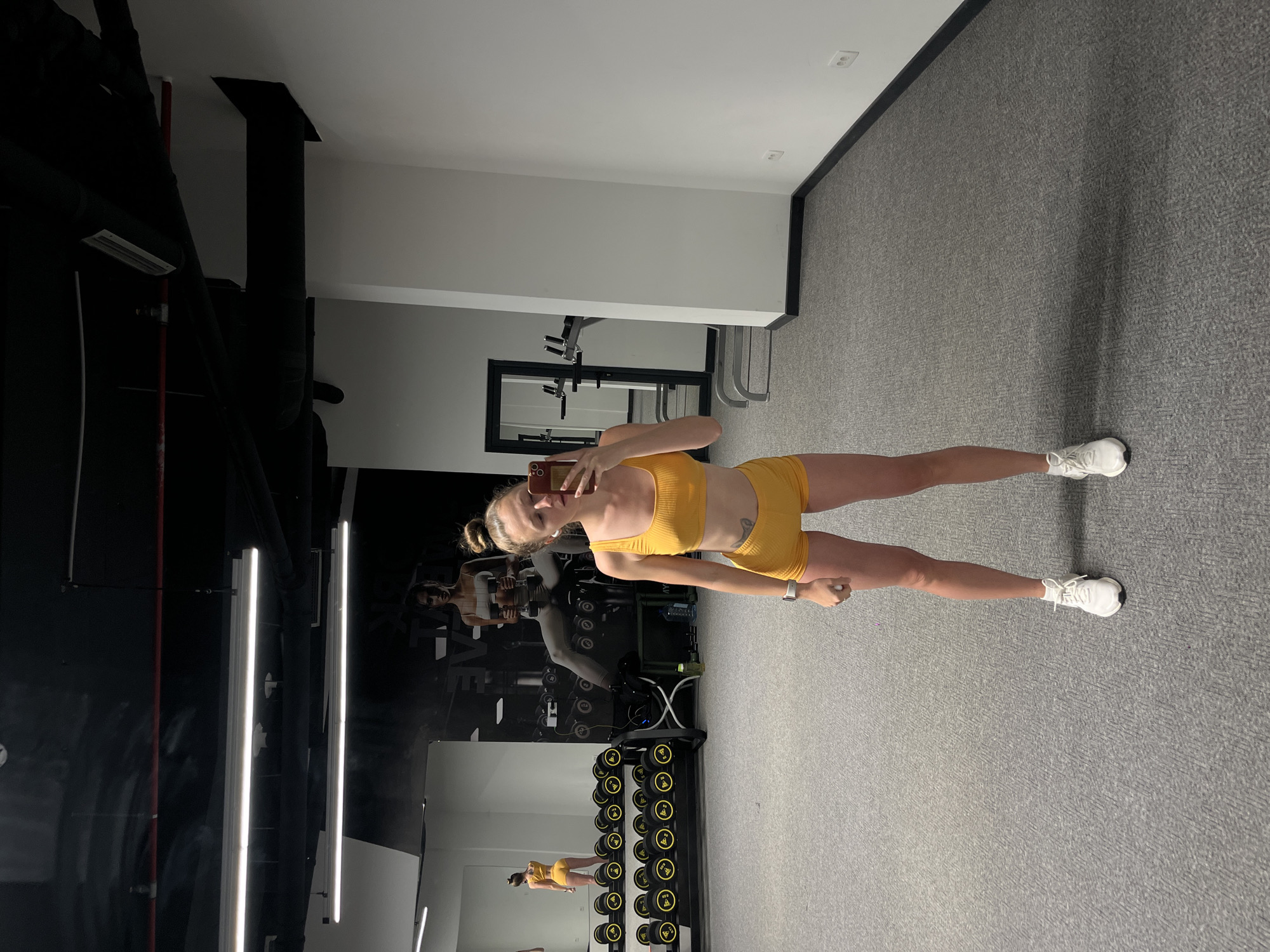 Woman documents morning workout routine across Montenegro locations
