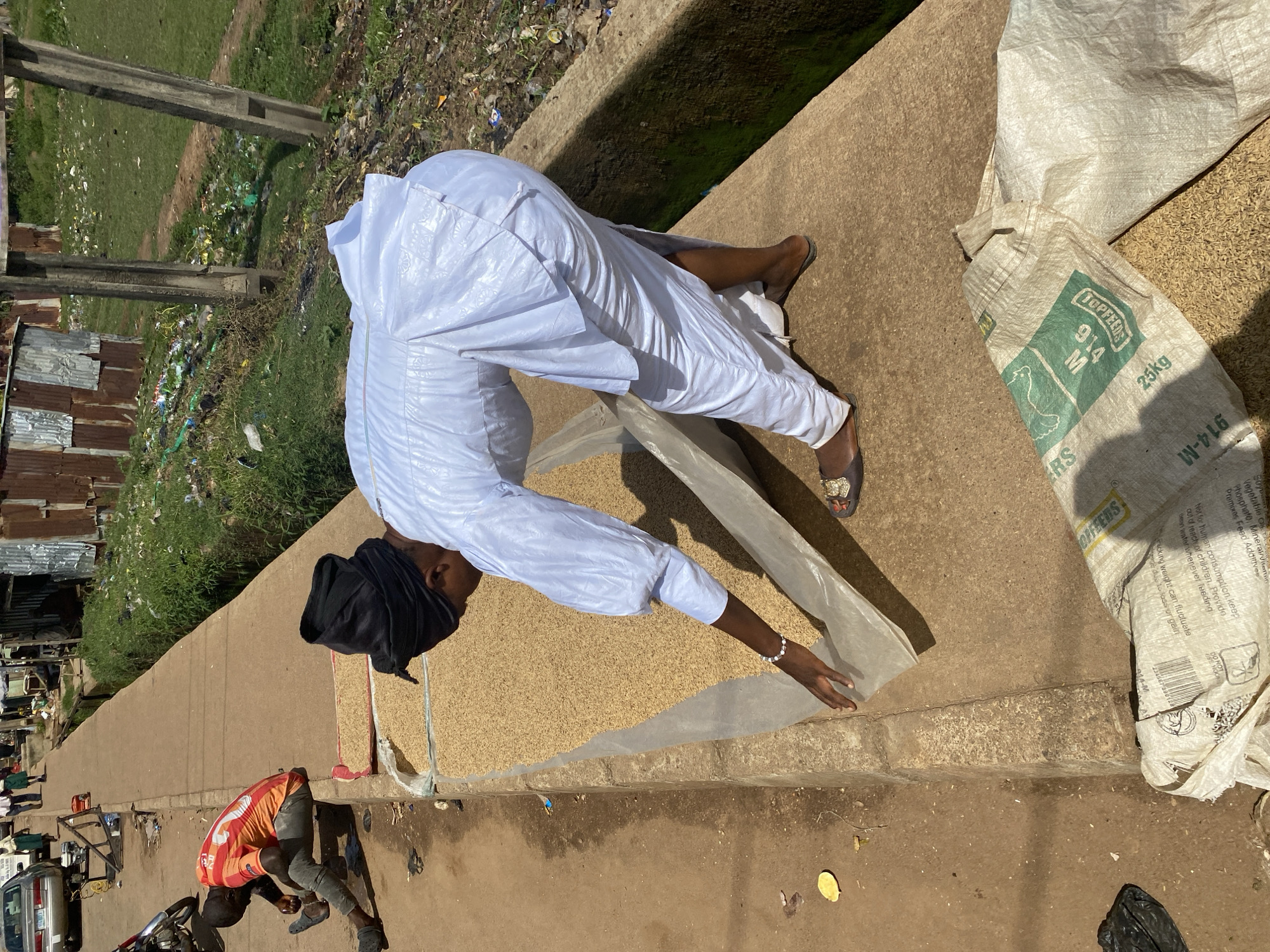 Midday market hustle in Bukuru, Nigeria