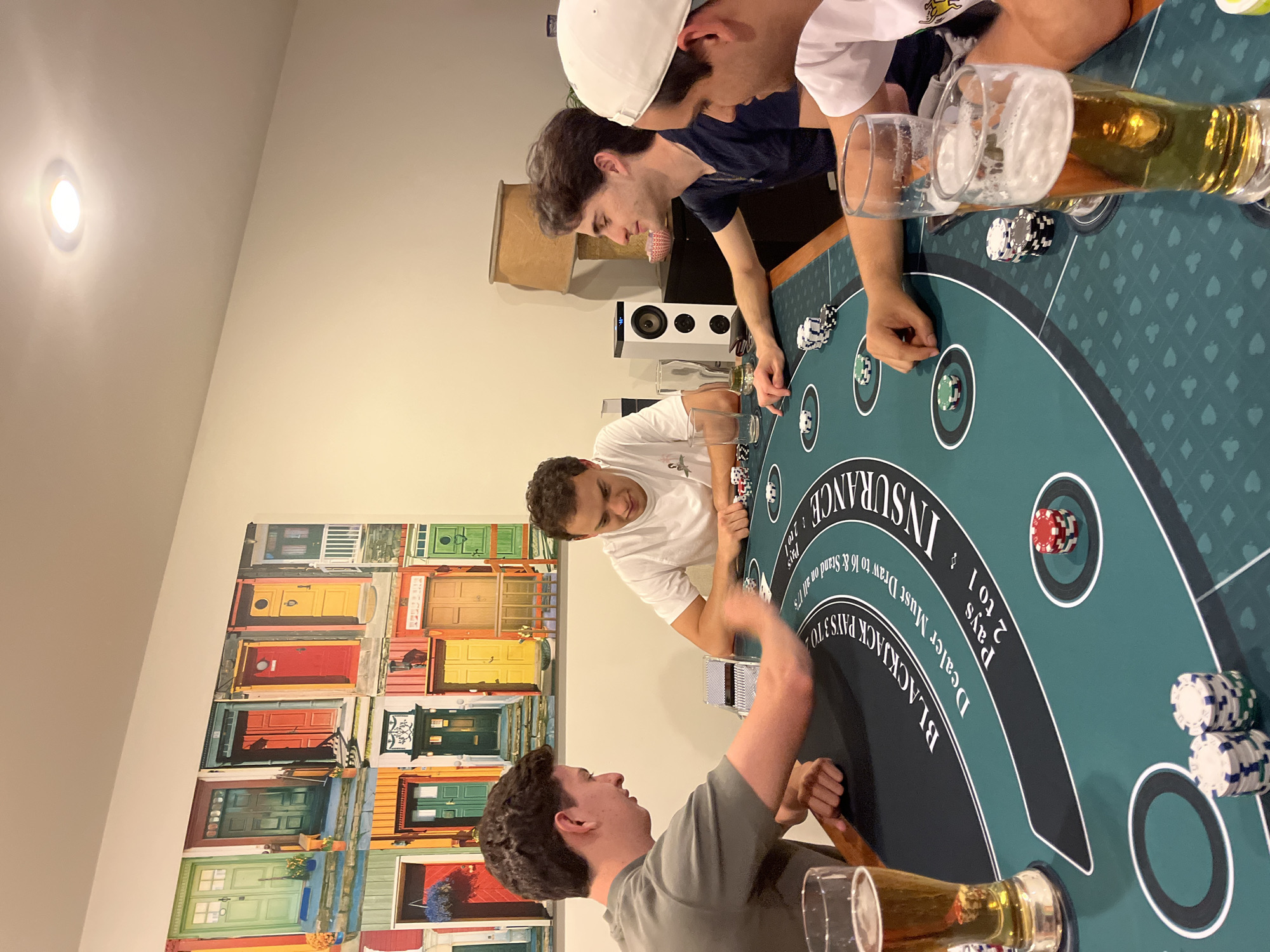 Late-night blackjack game observed in Santa Clara Ocoyucan, Mexico