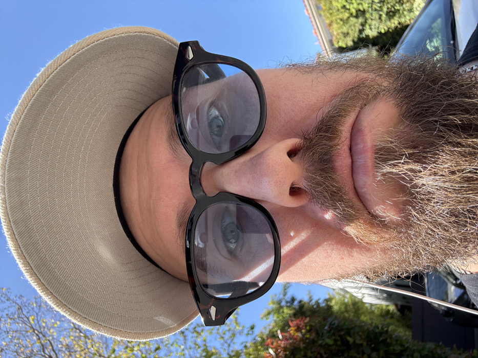 Man Takes Selfies in LA Residential Area