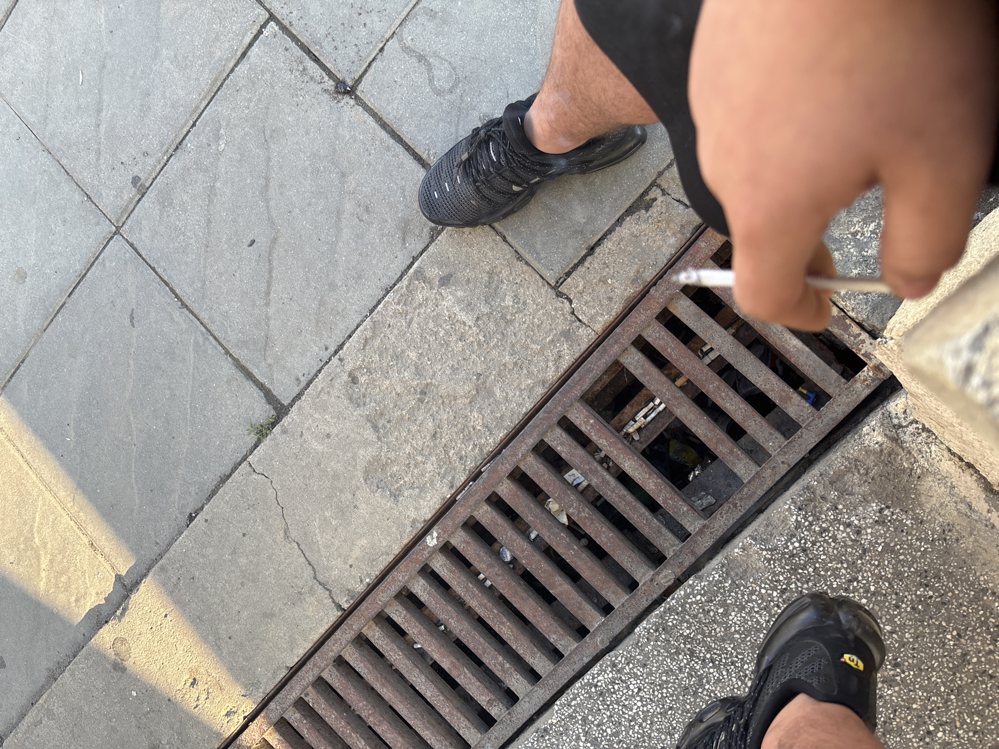 Morning transit journey documented through urban infrastructure scenes
