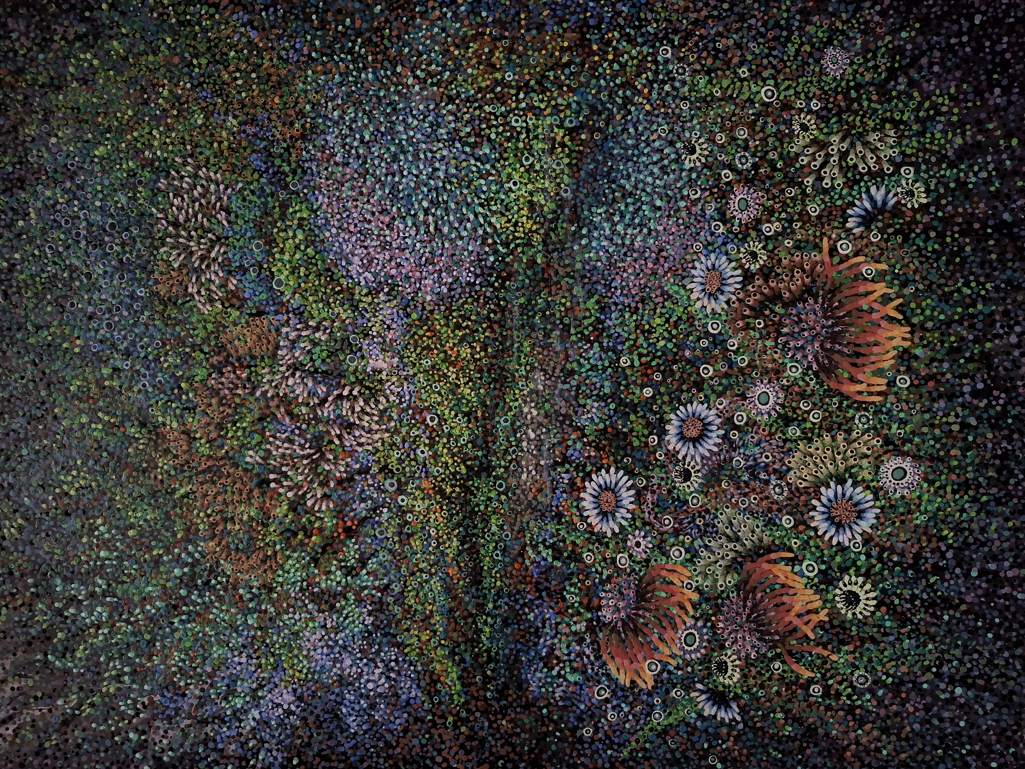 Abstract art collection documented in Khlevnoye, Russia