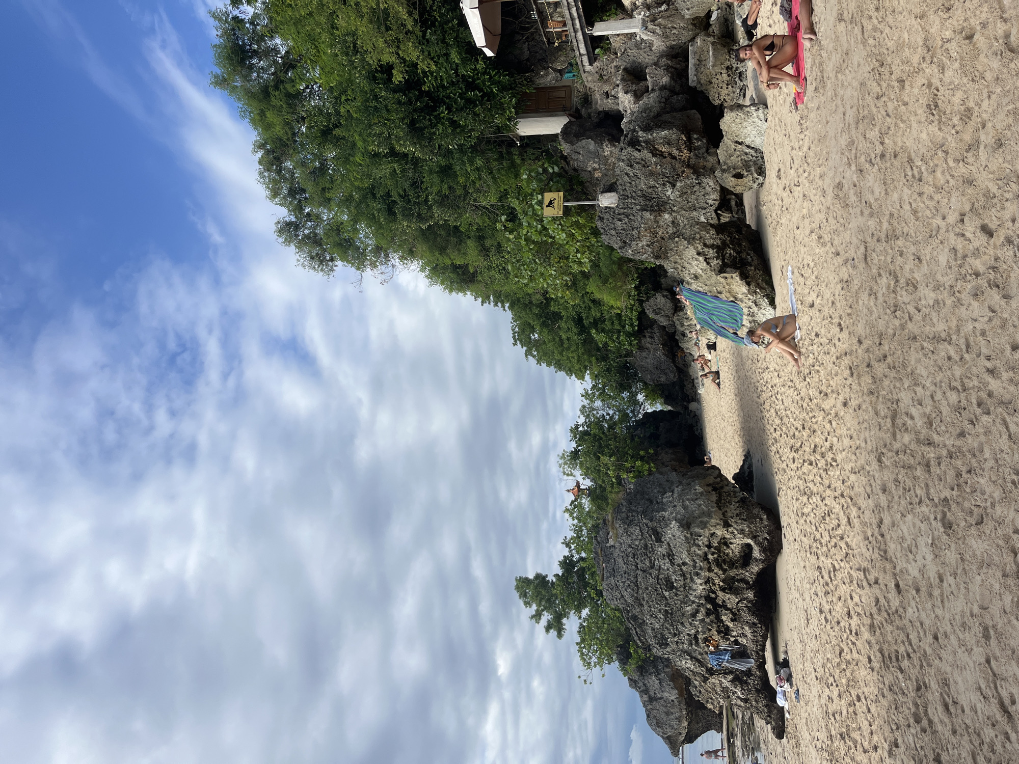 Morning beach scenes captured at Kuta Selatan, Bali
