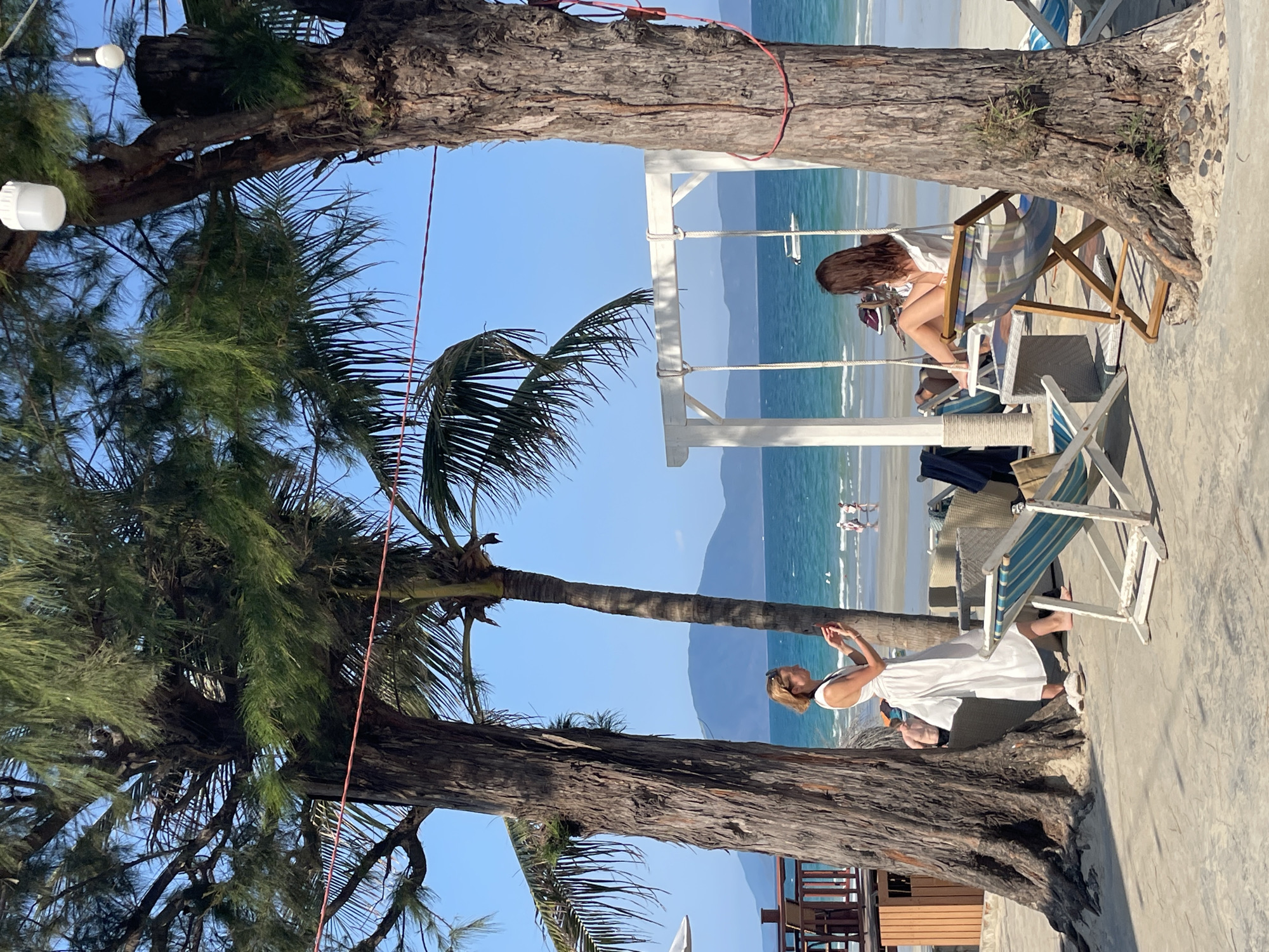 Morning beach activities documented at Vietnam coastal resort