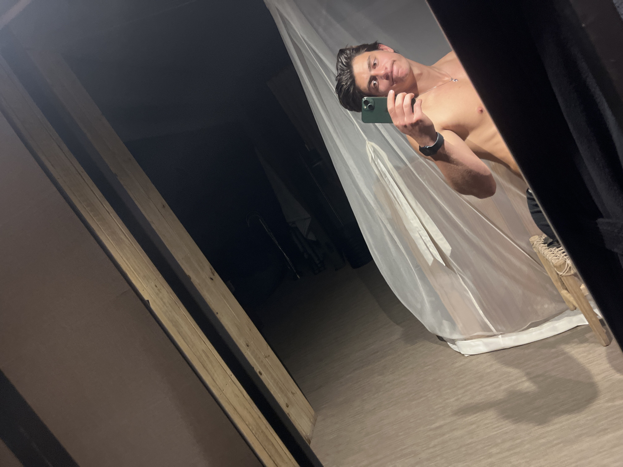 Man documents selfies and indoor spaces in Nwanaeanoka, Botswana