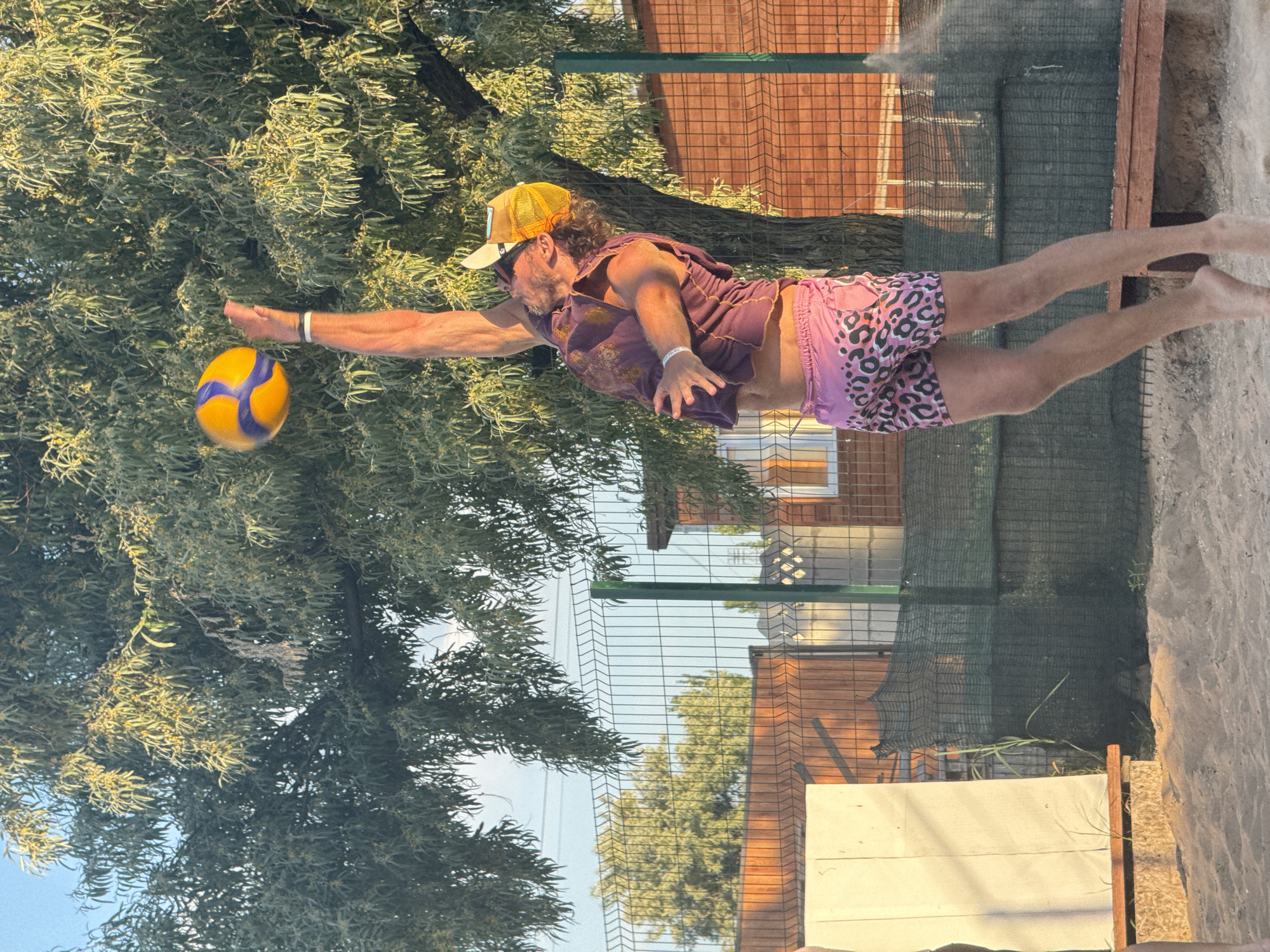 Beach volleyball game observed in Shchyolkino, Ukraine