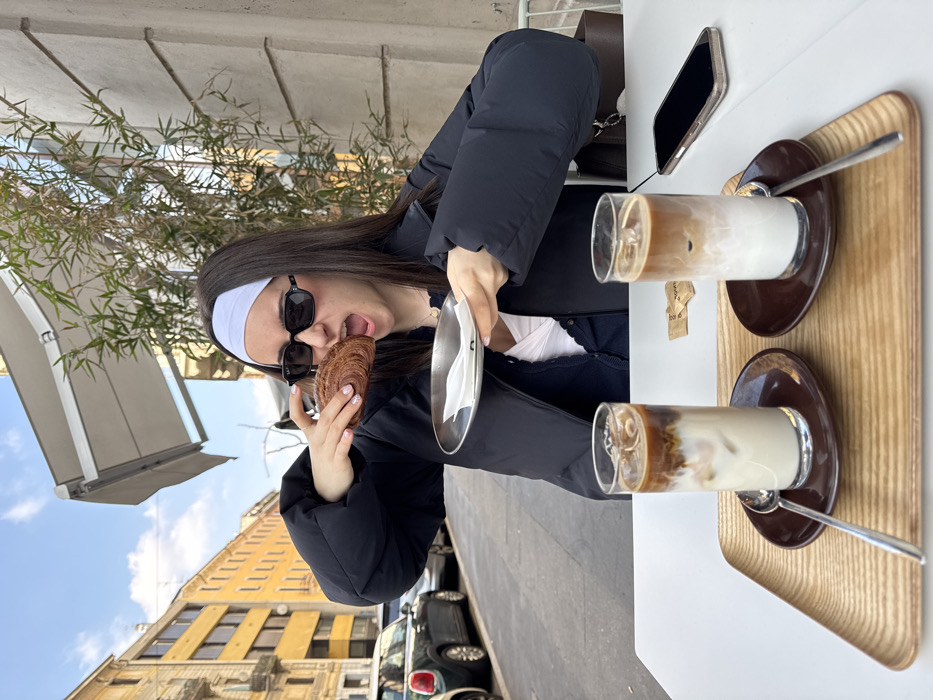 Milan street scenes: cafe patron and luxury supercar spotted