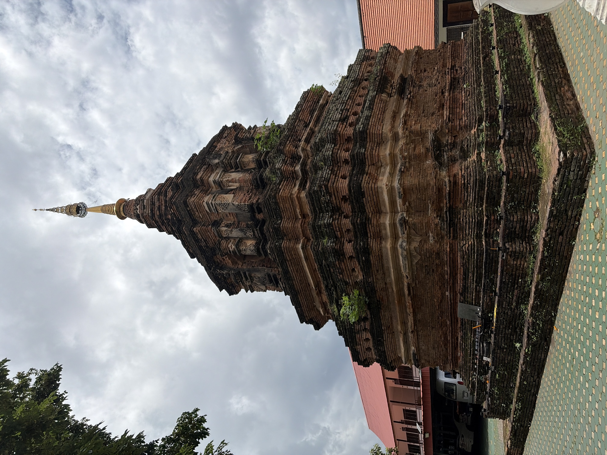 Exploring a Chiang Mai temple complex at dawn
