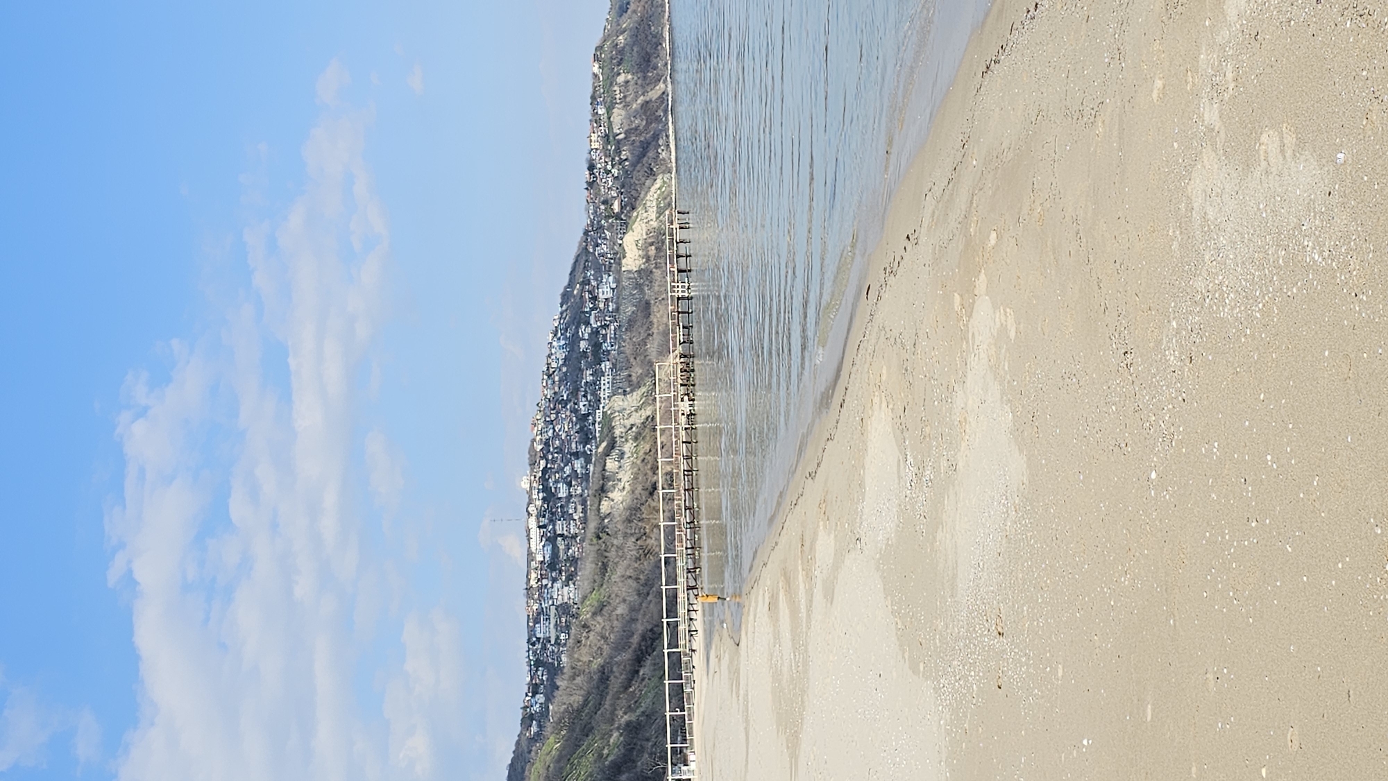 Person with red object observed at Bulgarian Black Sea beach