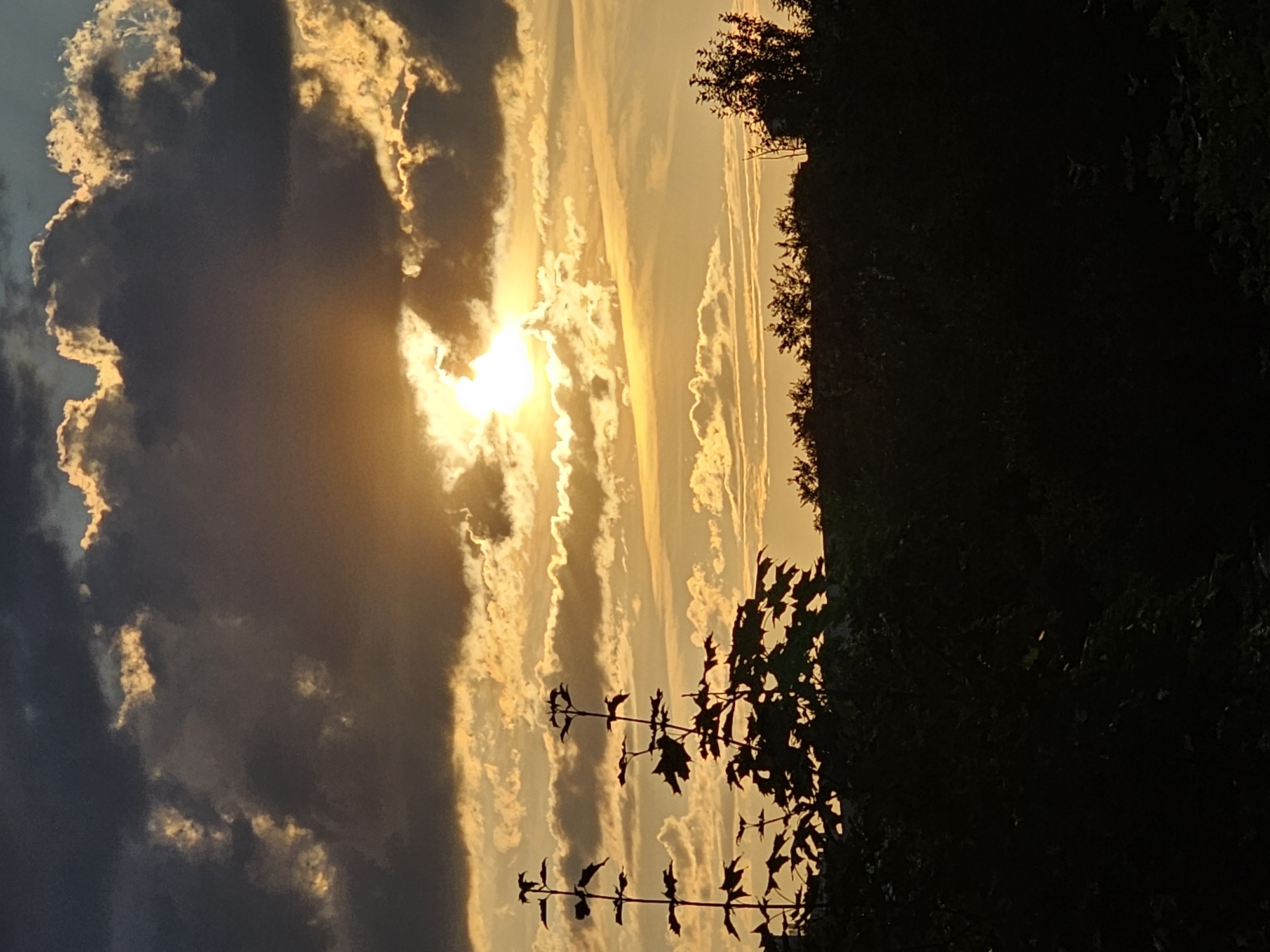 Khimki sunset skies and ornate decorative boxes, one evening