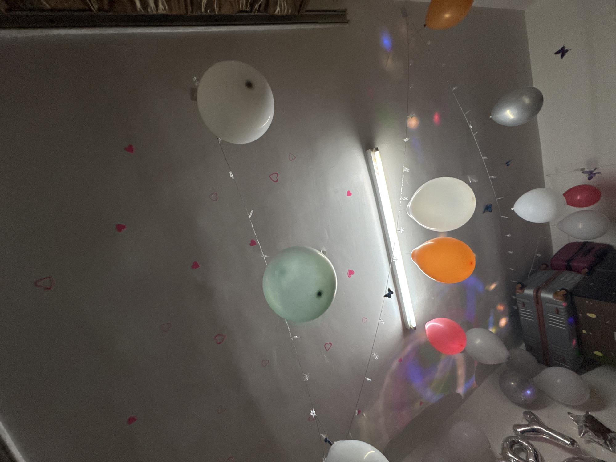 22nd birthday party celebrated with balloons in Zhongtun, China