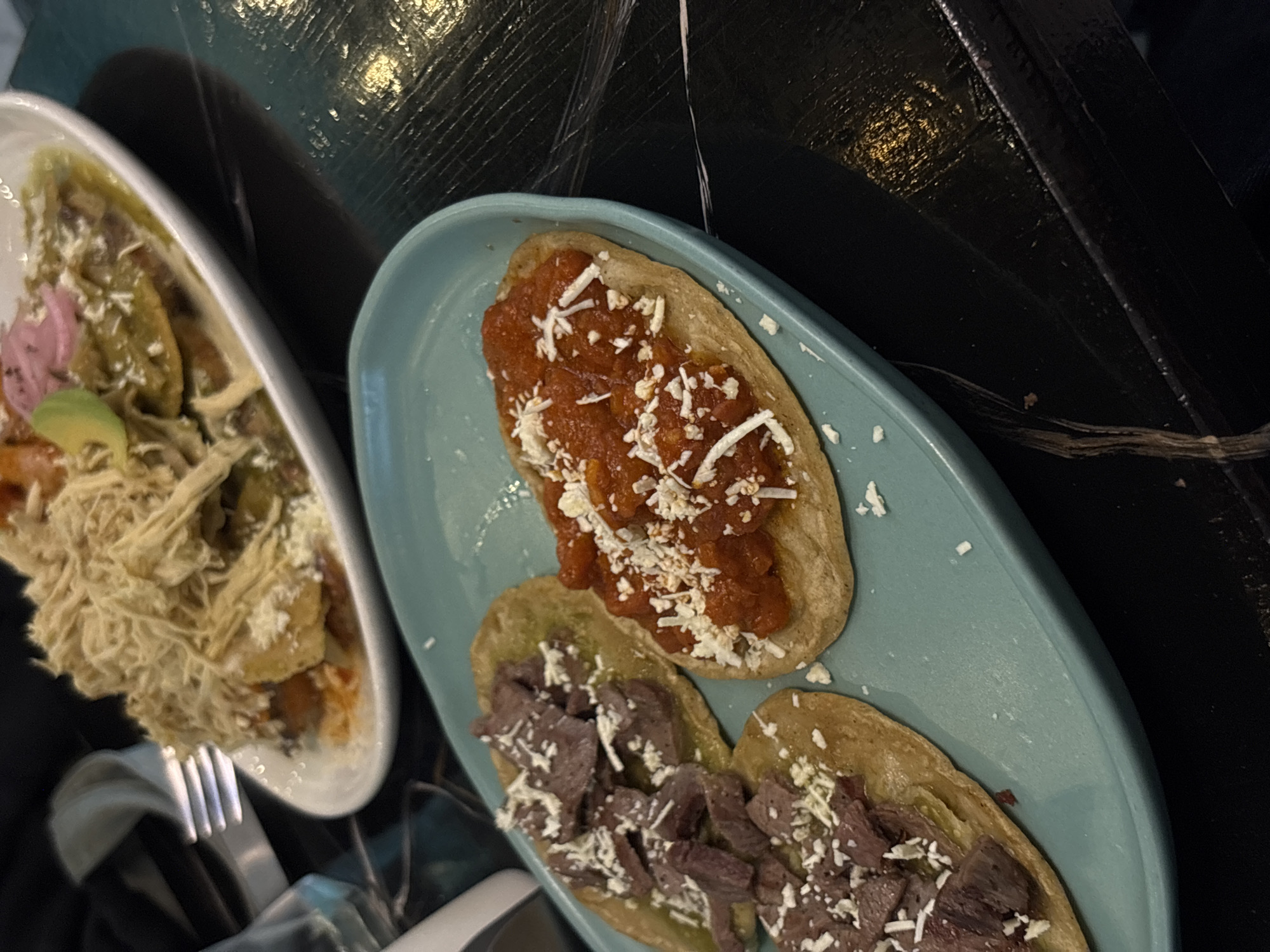 Traditional Mexican meal documented in Orizaba restaurant