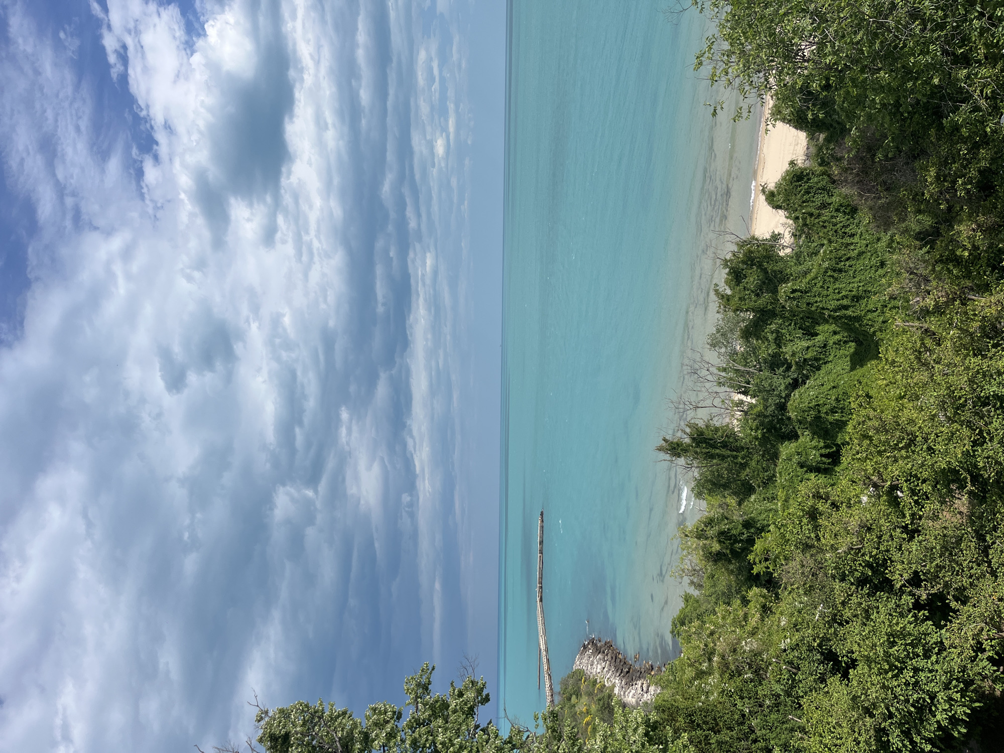 Coastal scene captured at Bulgarian Black Sea resort Varna