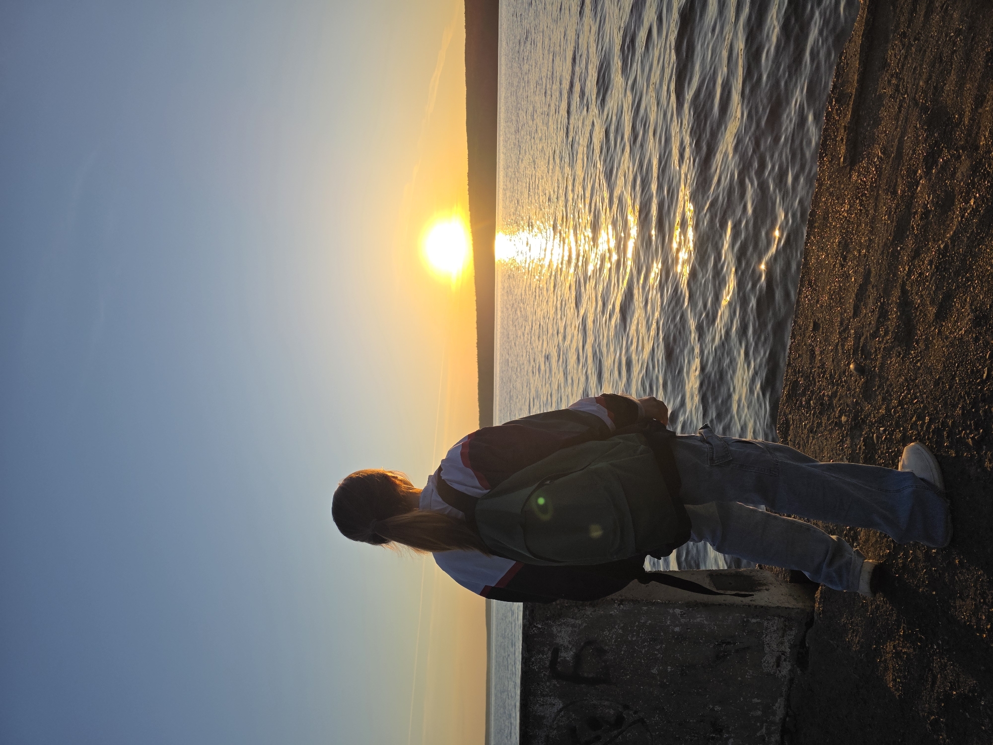 Evening fishing and wildlife observed at Chaikovsky waterfront