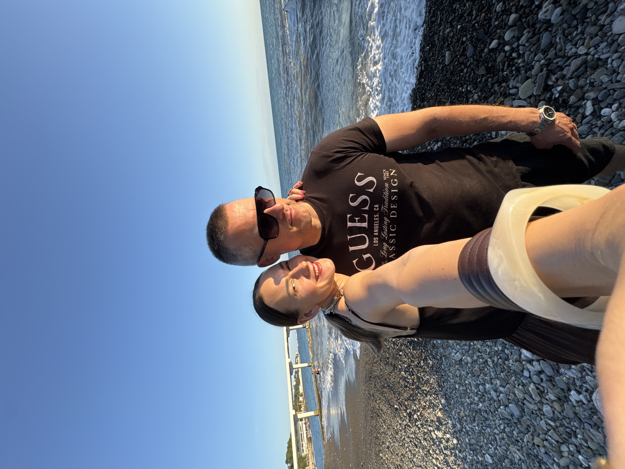 Summer day in Sochi: beach, promenade, home life