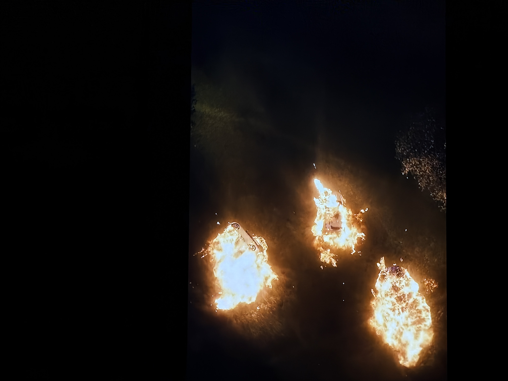 Mixed visual memories captured in Ukrainian suburb over evening