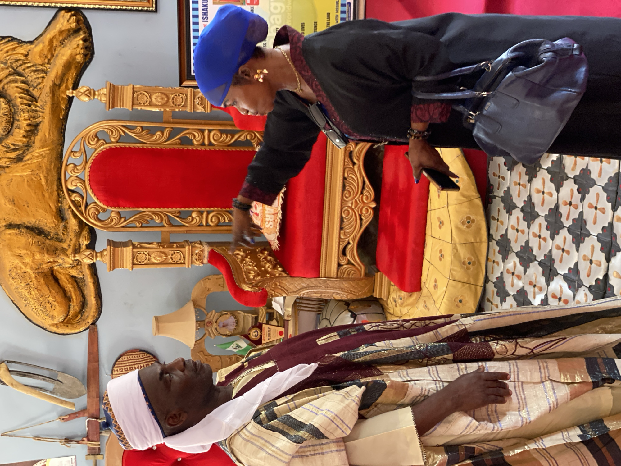 Traditional ceremony held in Sabon Tasha government building