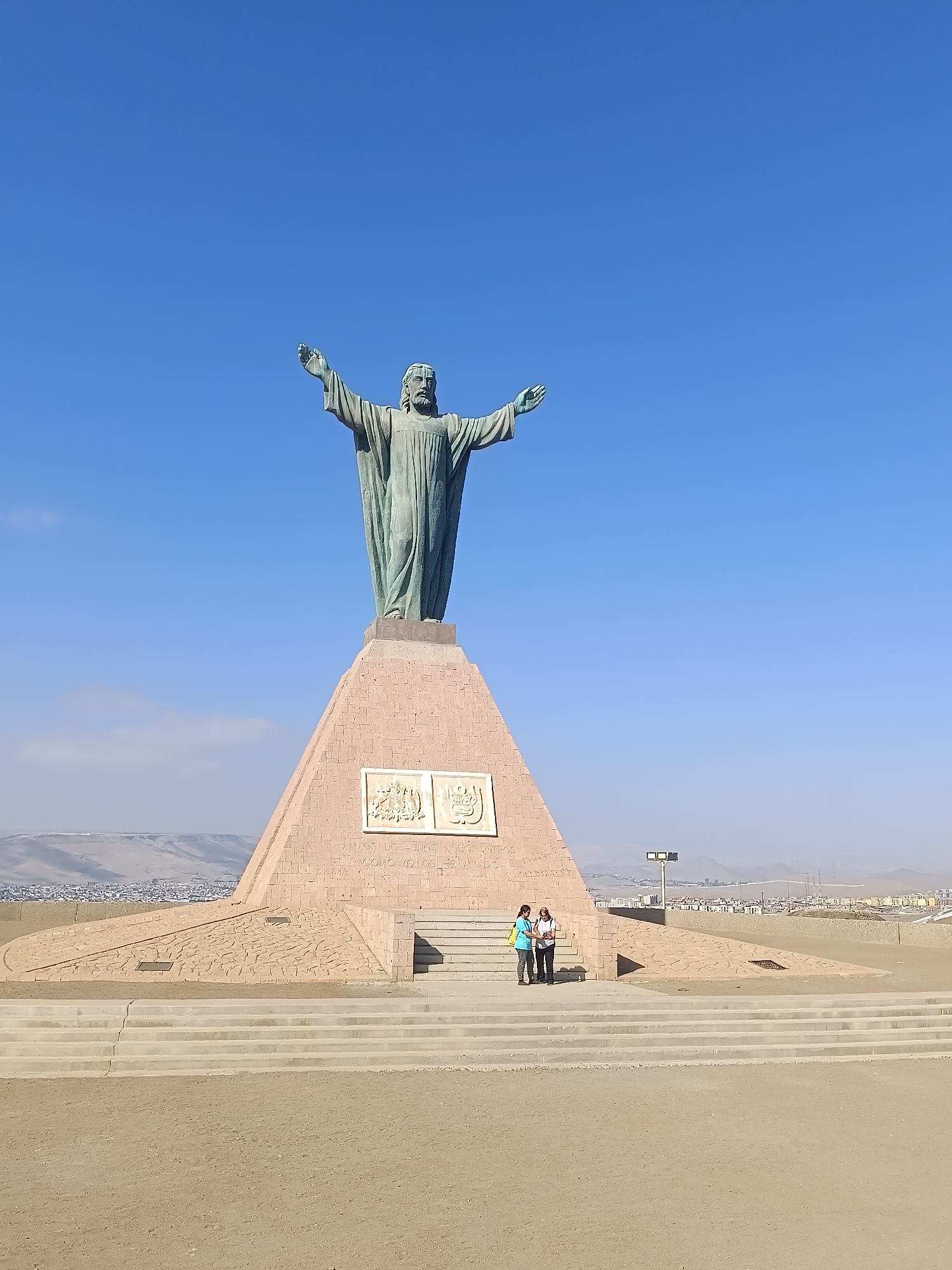 Tourist documents Arica monuments and coastal views in Chile