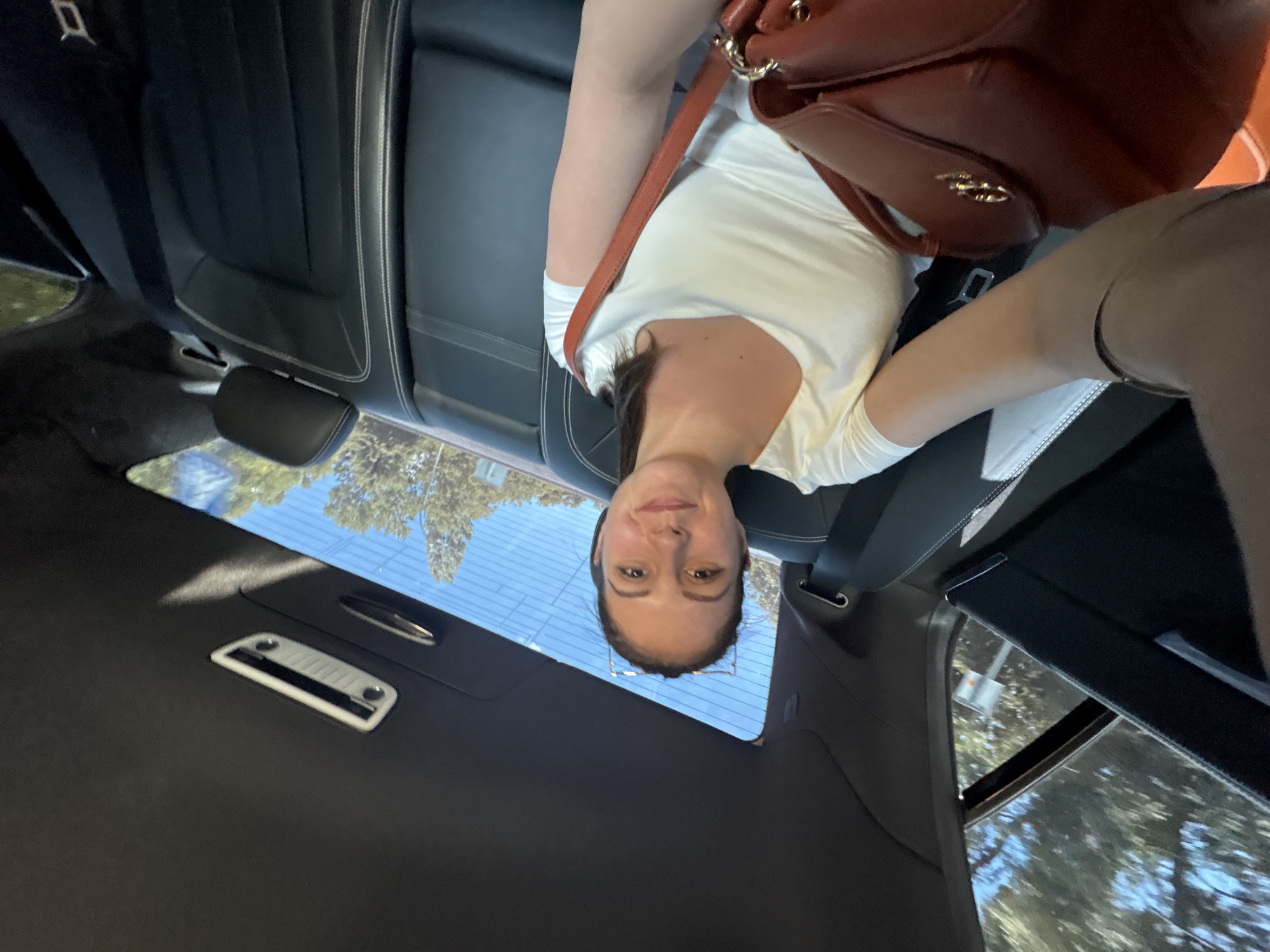 Car selfies and a meditation graphic from Burgas