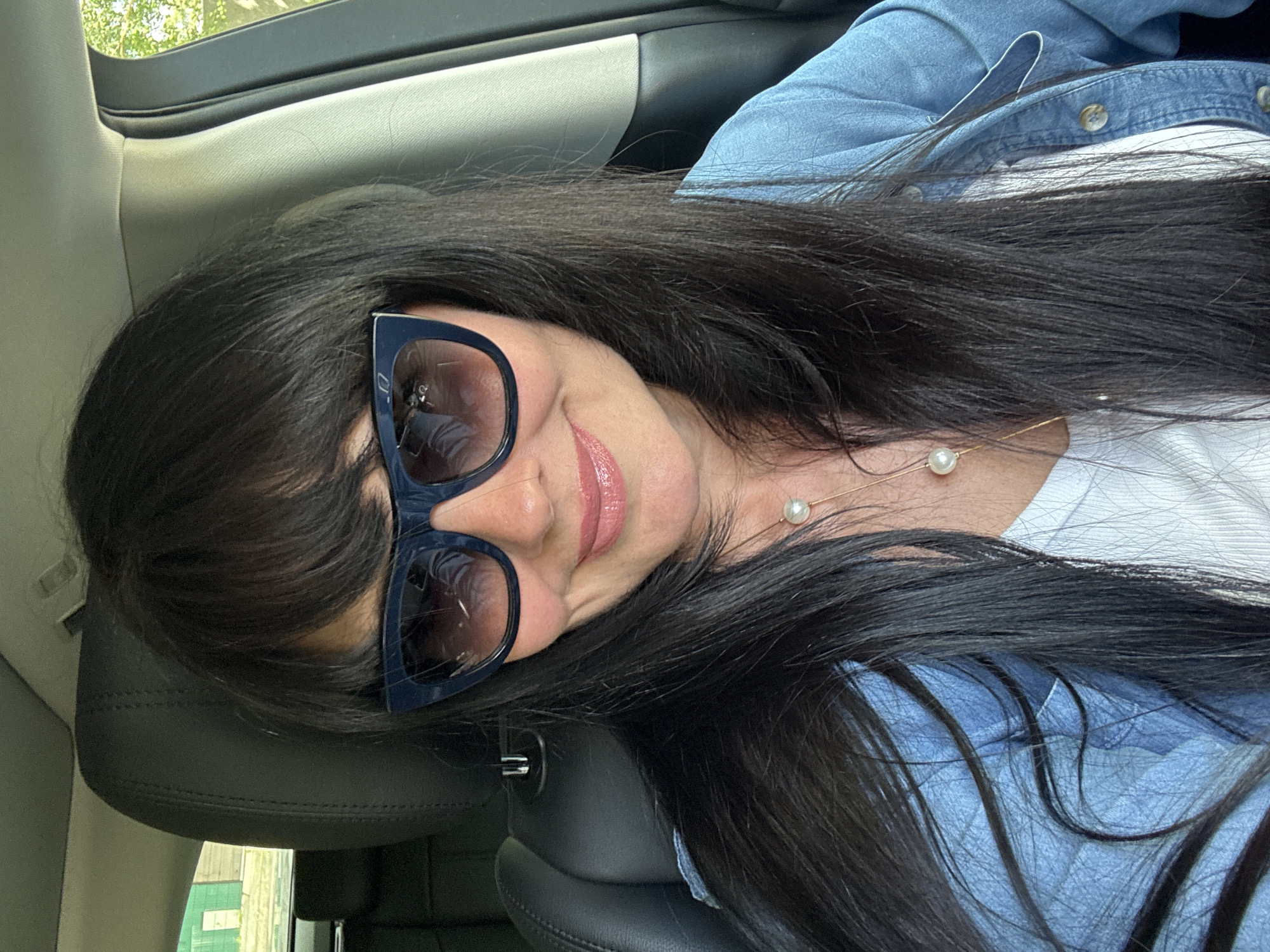Casual morning snapshots: car, houseplant, decorative figurine