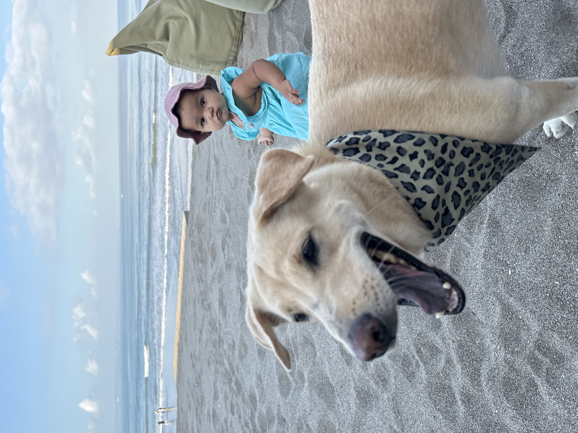 Family beach time on North Kuta's dark sand shores